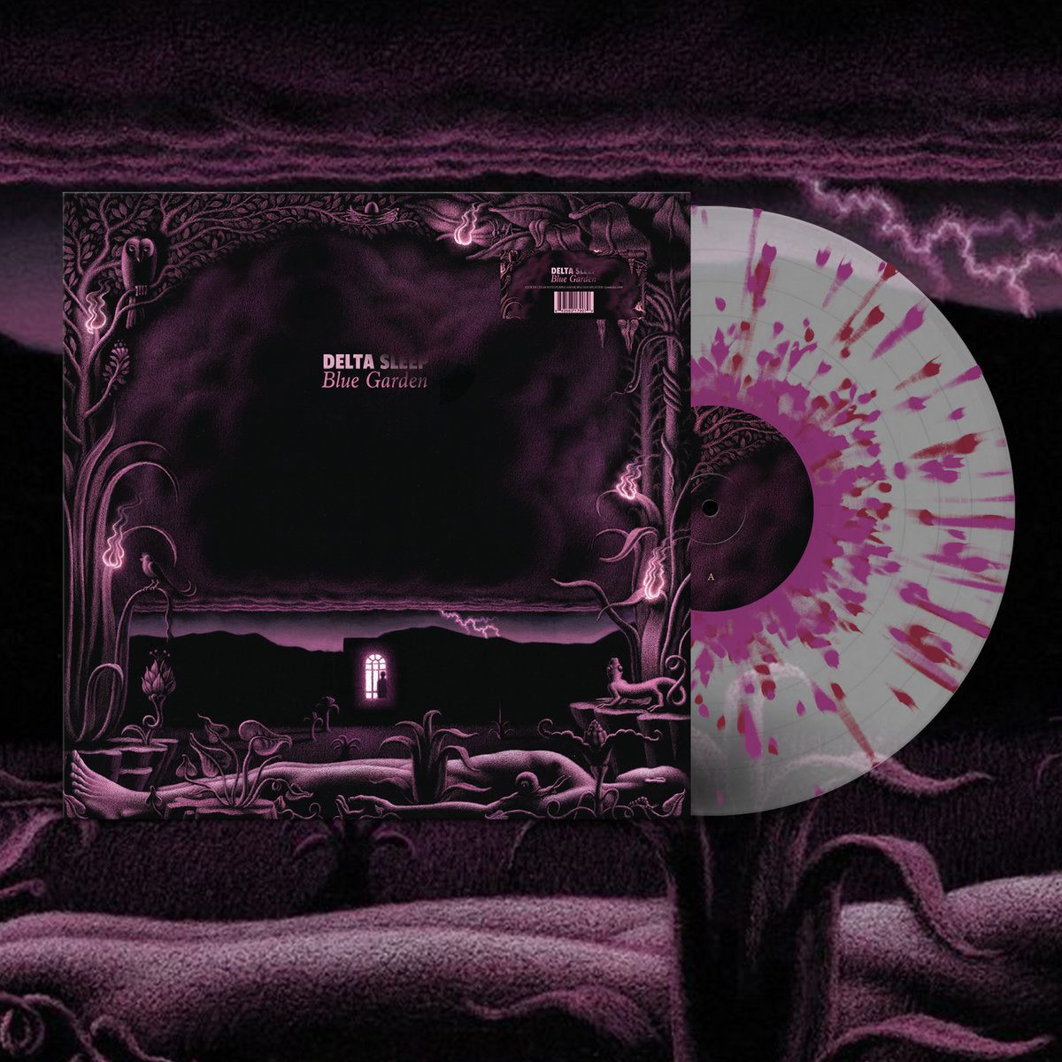 Blue Garden: Purple & Grey Splatter Vinyl LP