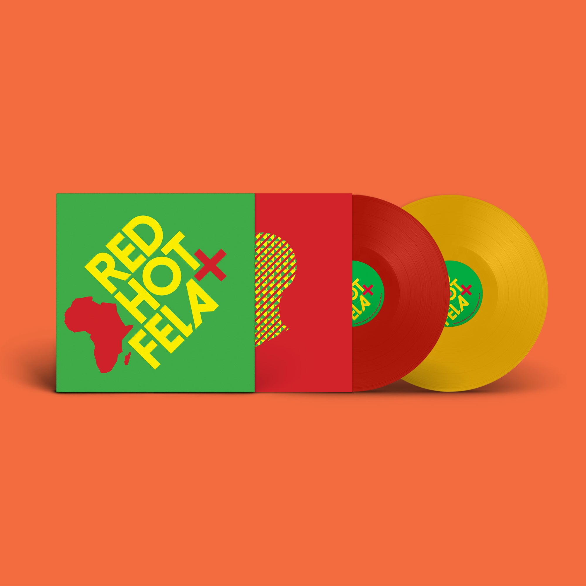 Red Hot + Fela (10th Anniversary Edition): Translucent Baa Yellow + Translucent Red Vinyl 2LP
