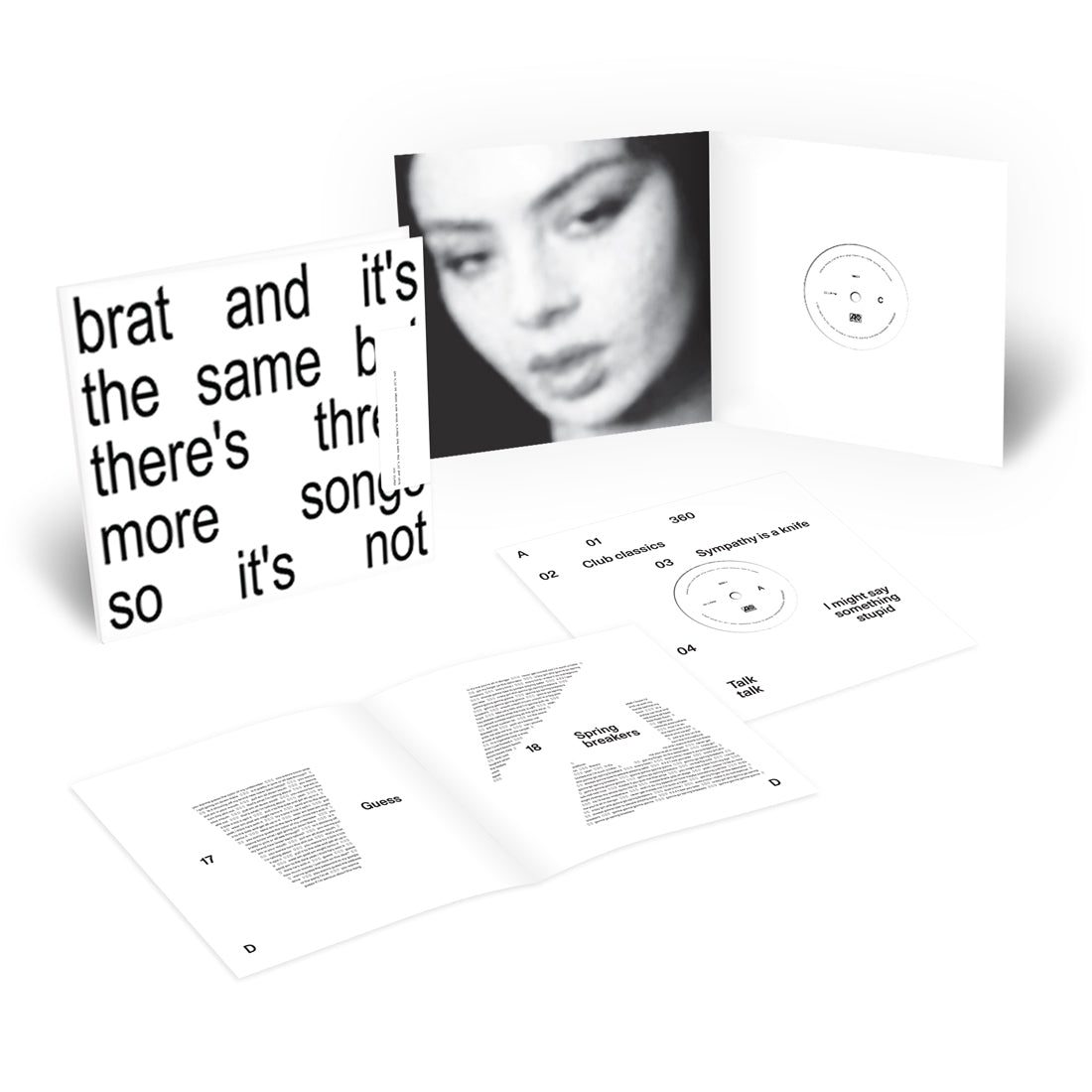 brat and it’s the same but there’s three more songs so it’s not: White Vinyl 2LP - Image 2