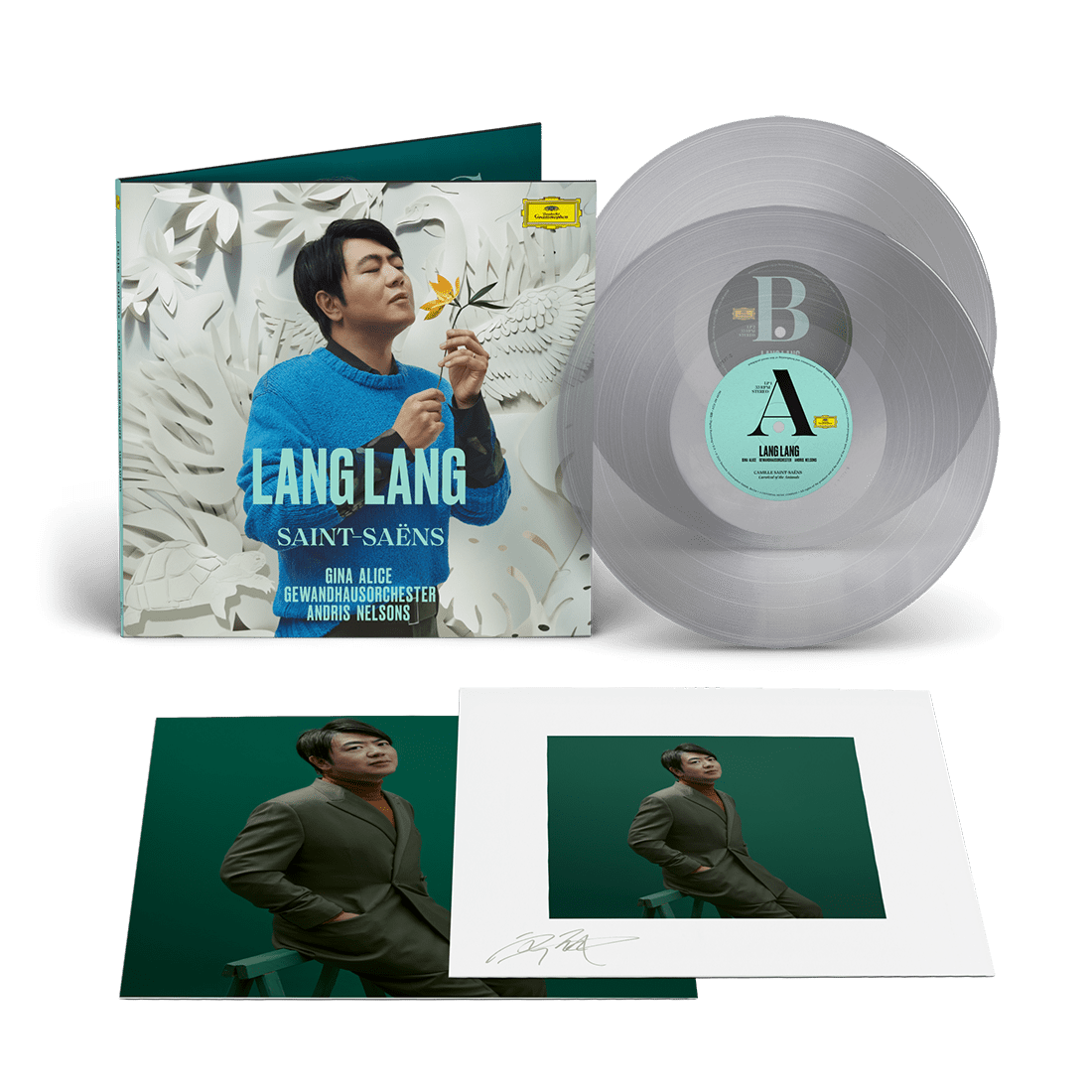 Saint-Saëns: Exclusive Clear Vinyl 2LP + Signed Art Print