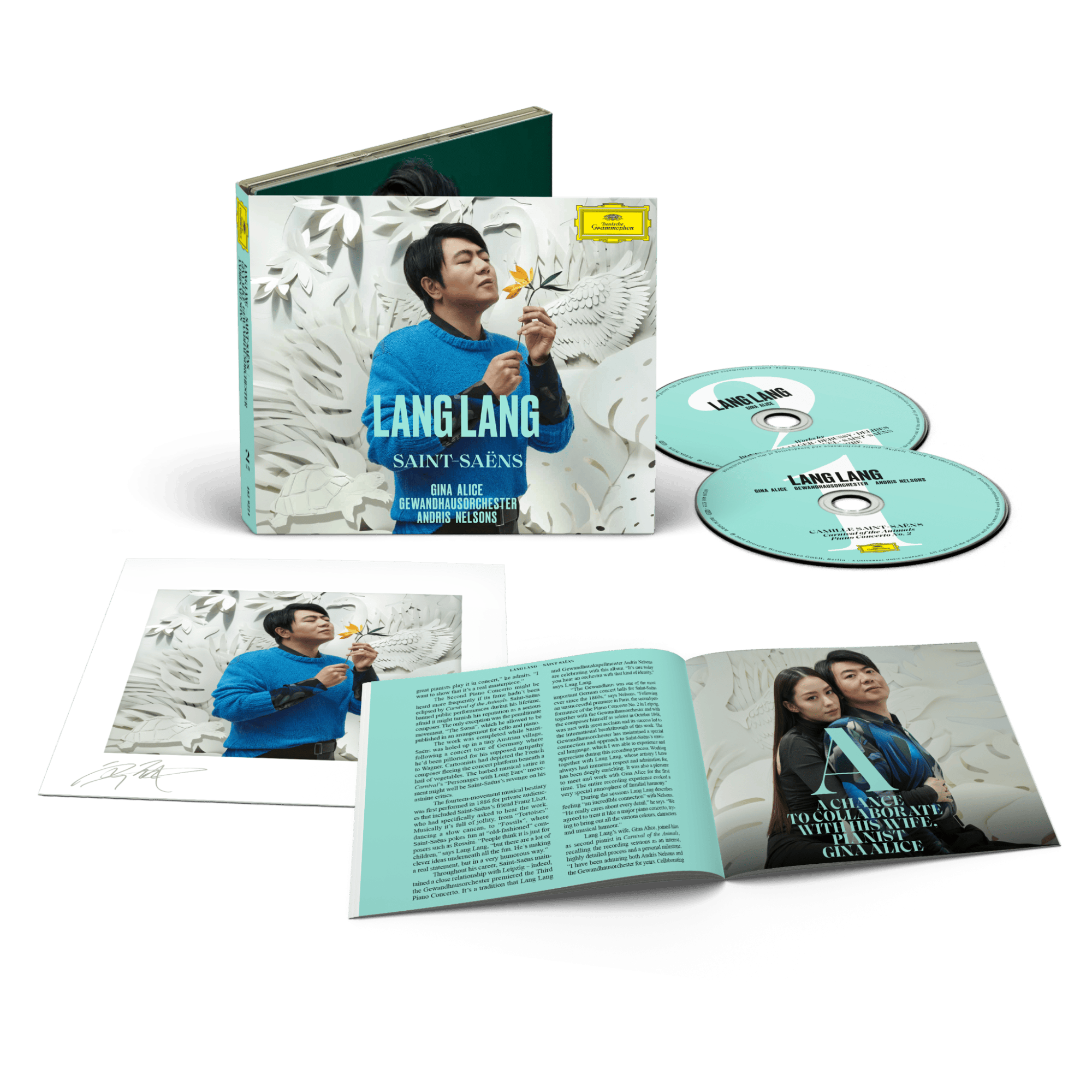 Saint-Saëns: 2CD + Signed Art Print
