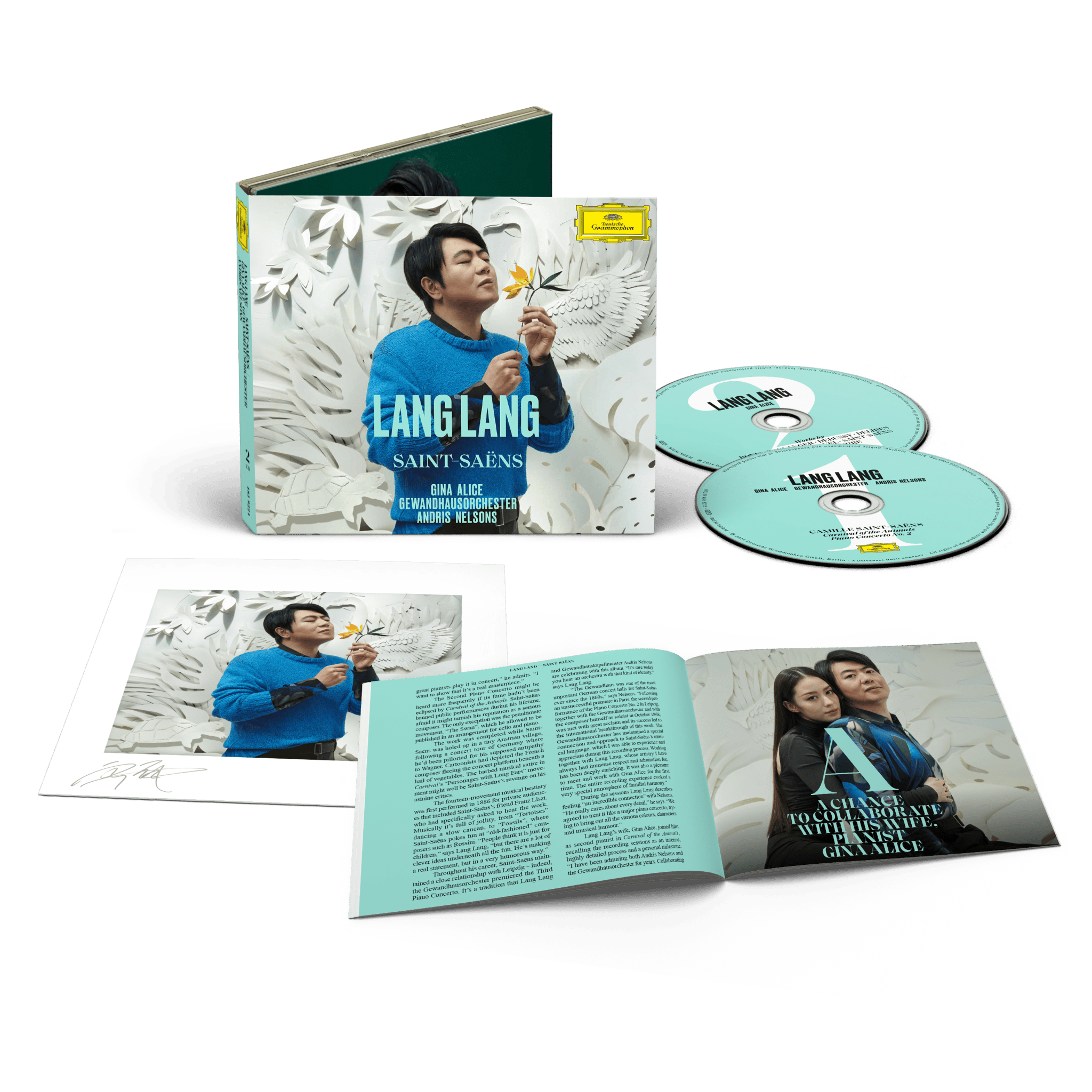 Saint-Saëns: 2CD + Signed Art Print