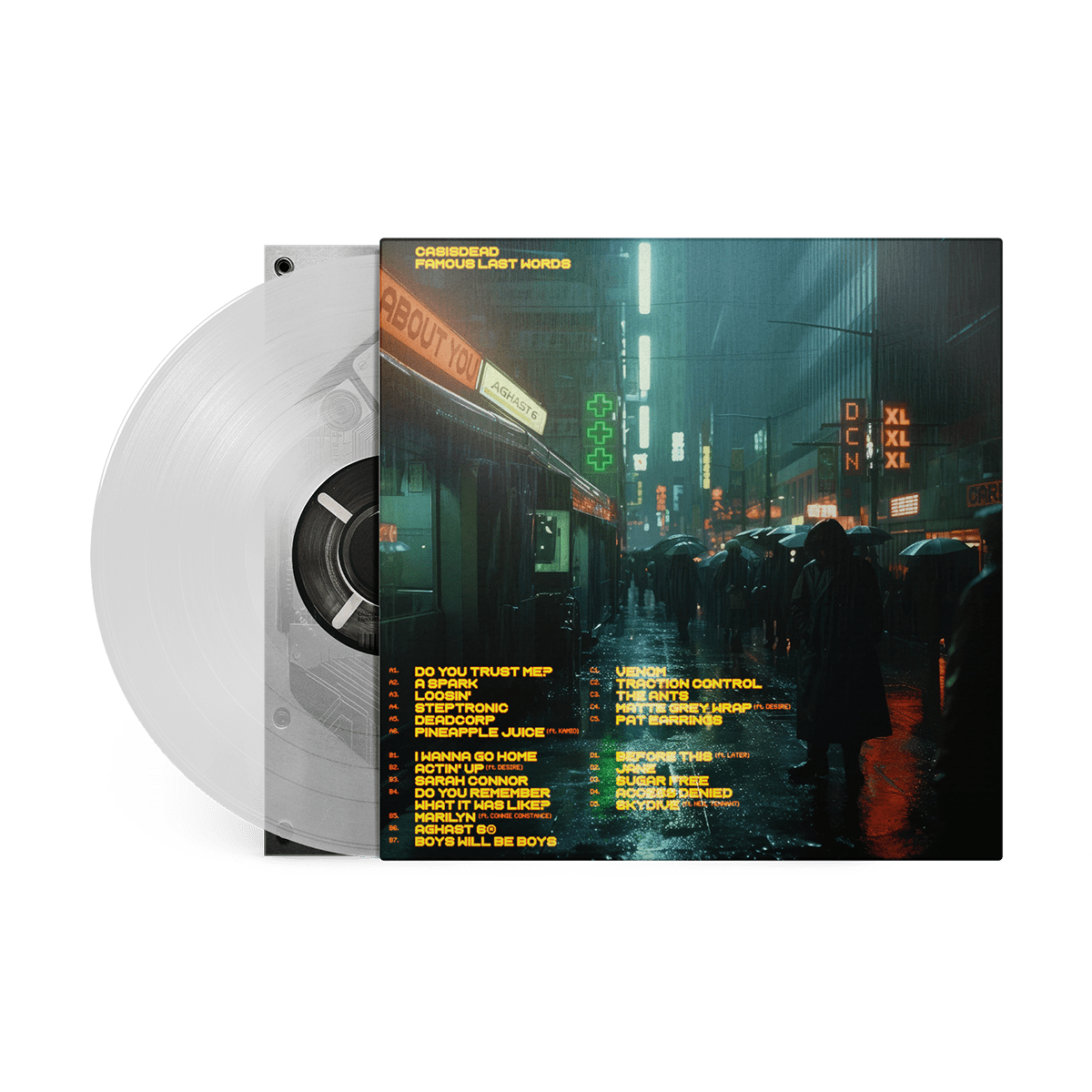 Famous Last Words: Clear Vinyl 2LP - Image 2