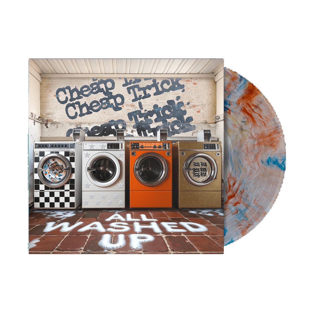 All Washed Up: Clear with Orange & Blue Marble Vinyl LP