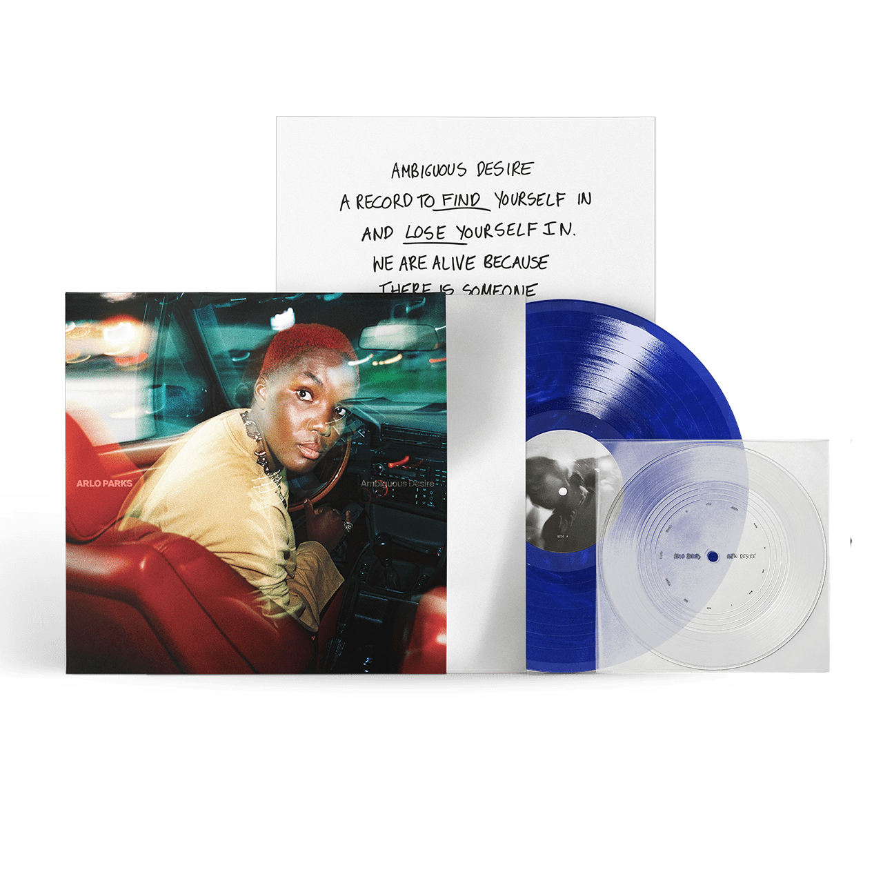 Ambiguous Desire: Marble Blue Vinyl LP & Exclusive Clear 7" Flexi Disc