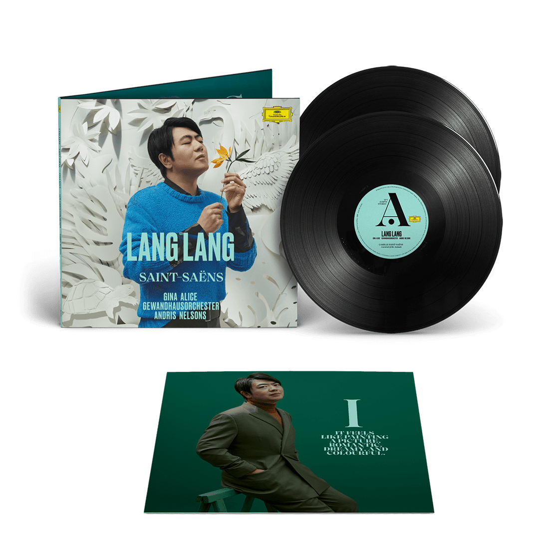 Saint-Saëns: Vinyl 2LP + Signed Art Print - Image 2