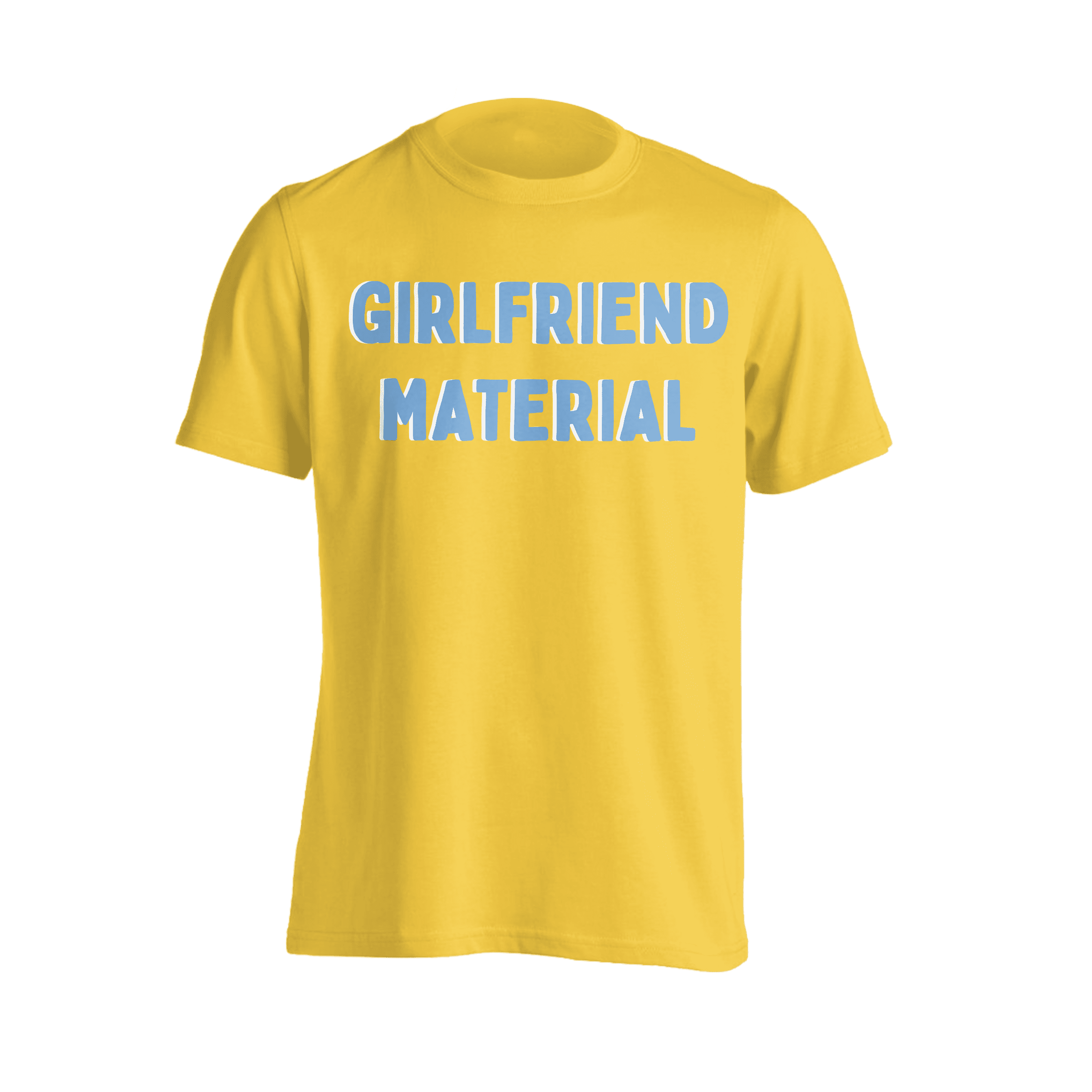 girlfriend material: Sky Blue Vinyl LP, T-Shirt + Signed Print - Image 3