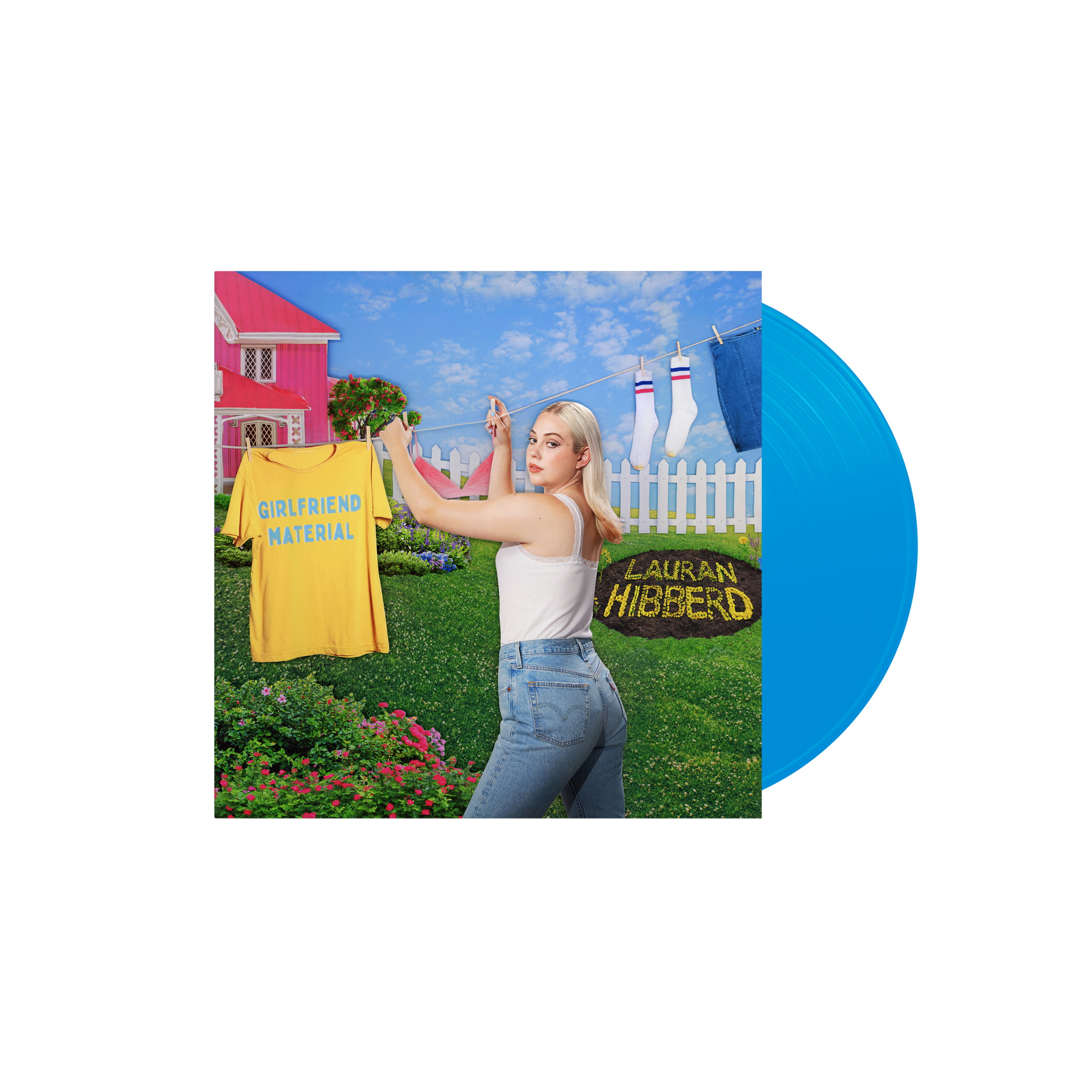 girlfriend material: Sky Blue Vinyl LP