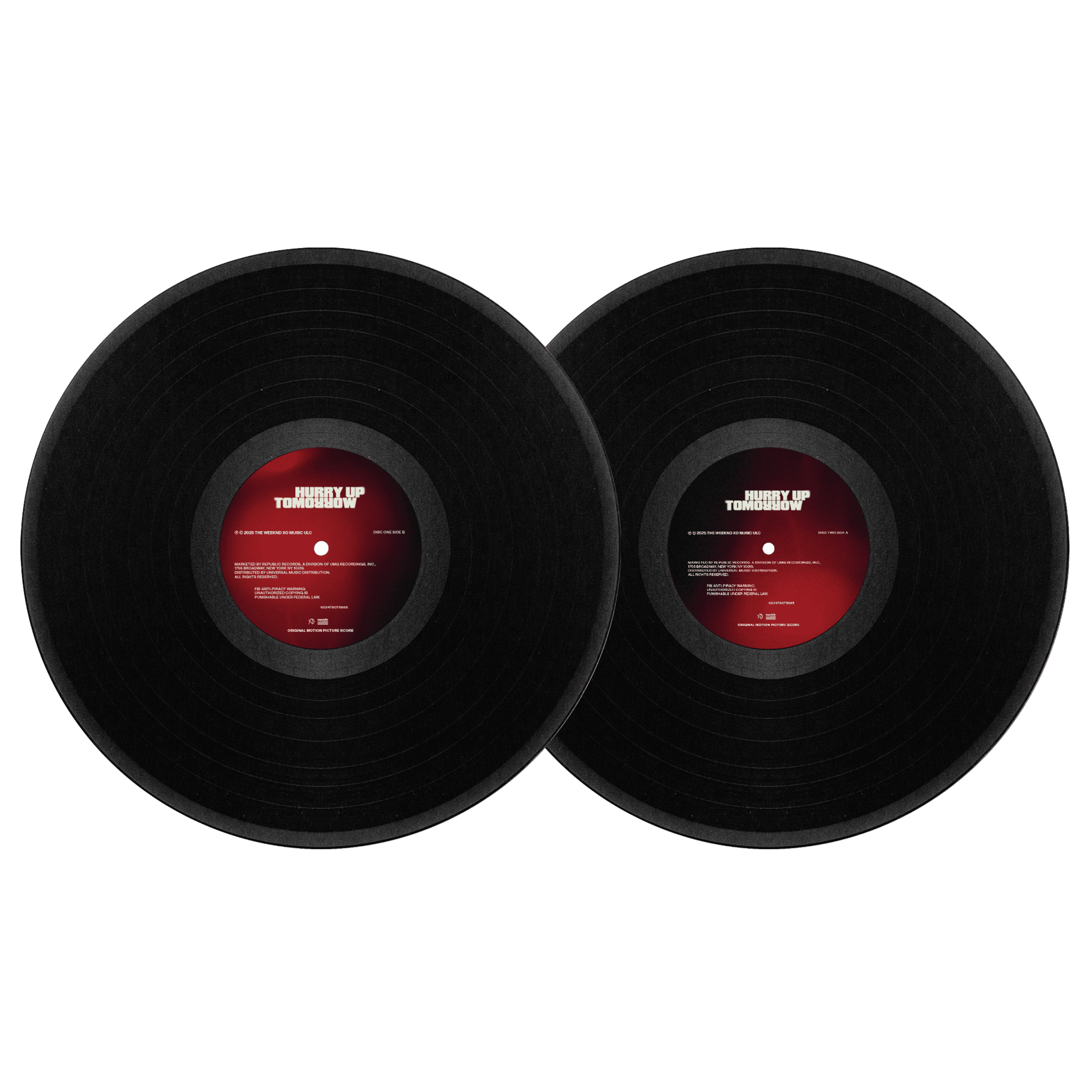 HURRY UP TOMORROW (Original Motion Picture Score) 2LP - Image 2