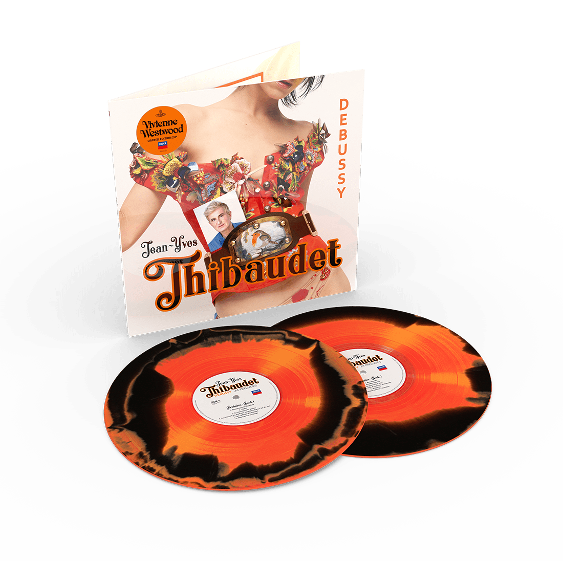 Debussy Preludes (Designed by Vivienne Westwood): Orange/Black Vinyl 2LP - Image 2