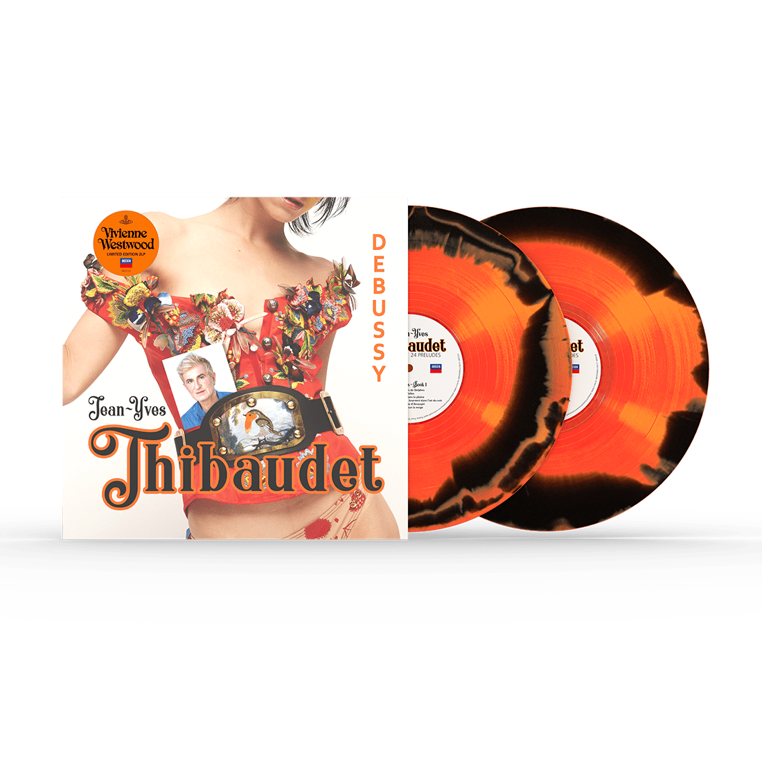 Debussy Preludes (Designed by Vivienne Westwood): Orange/Black Vinyl 2LP
