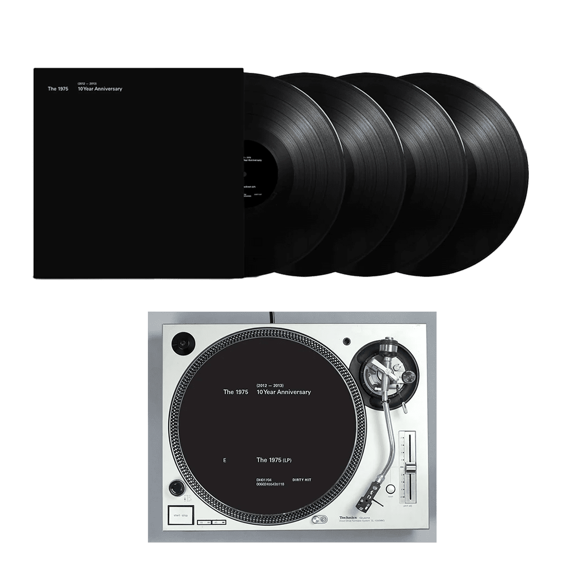 The 1975 (10th Anniversary Edition): Limited Deluxe Vinyl 4LP + 10YR Slipmat Bundle