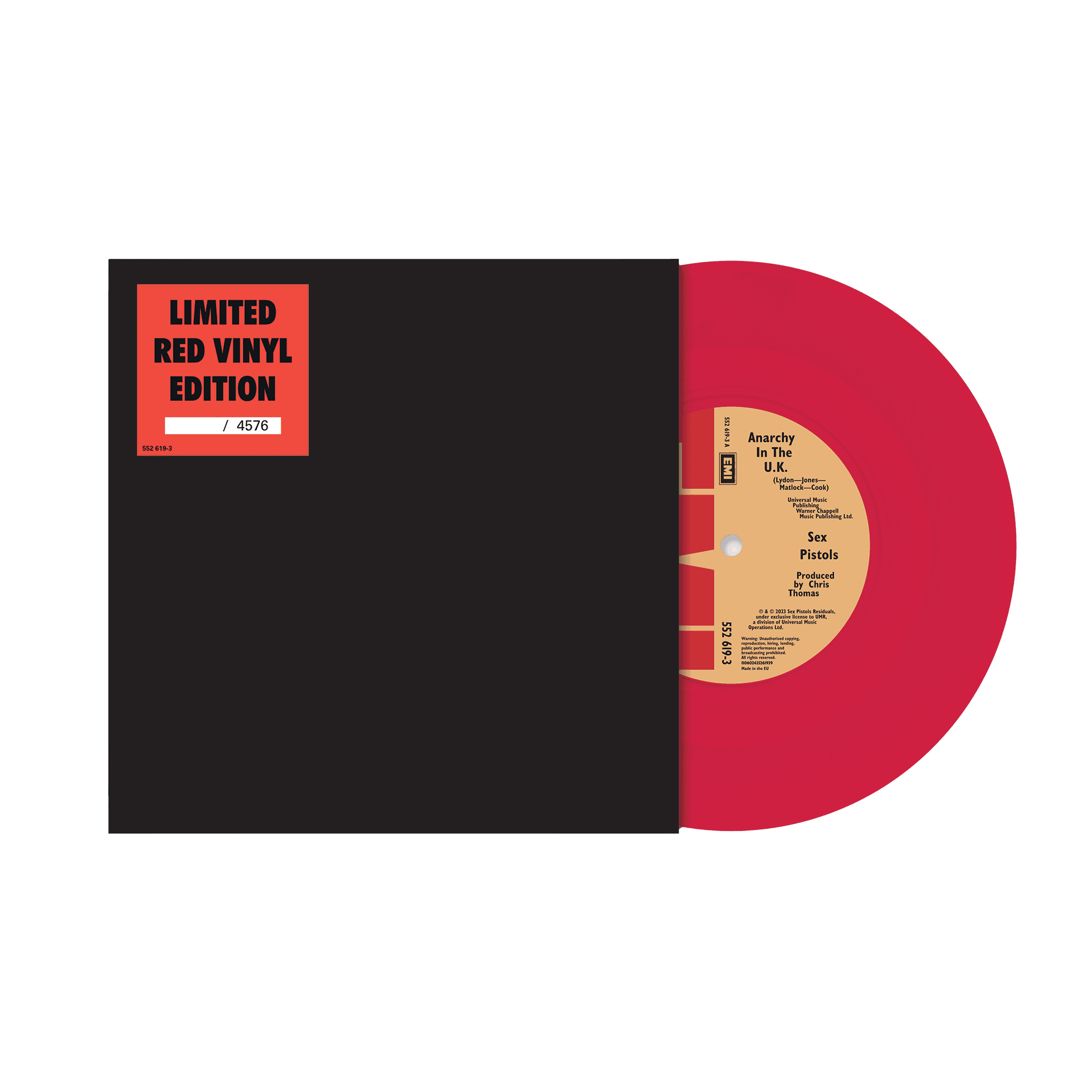 Anarchy in The UK: Exclusive Red Vinyl 7"