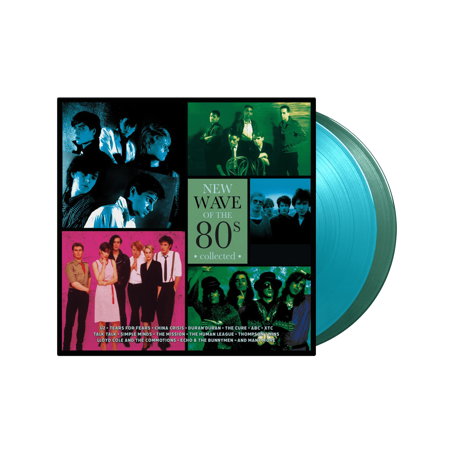 New Wave Of The 80's Collected: Limited Moss Green + Turquoise Vinyl 2LP