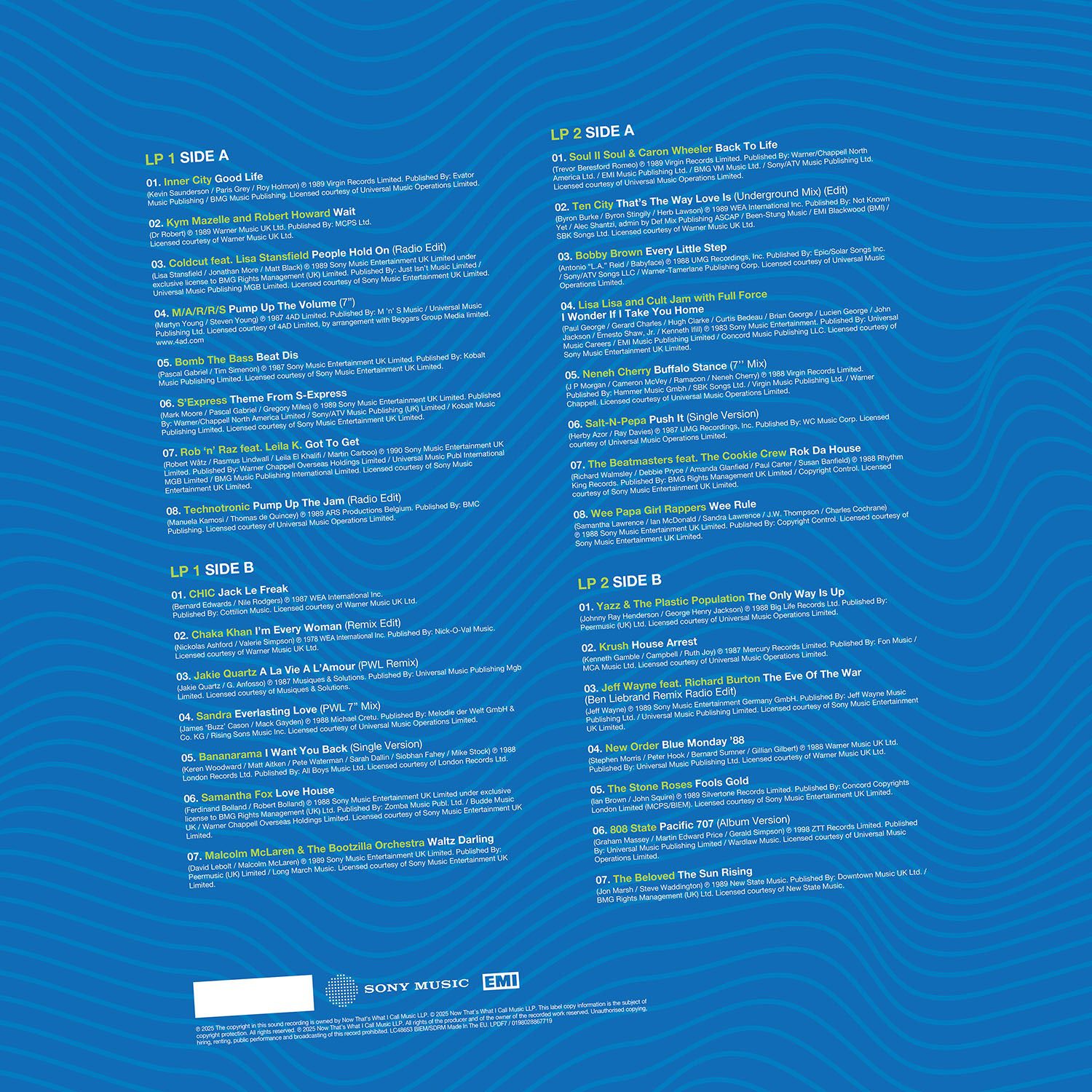 NOW That’s What I Call 80s Dancefloor: FLOOR FILLERS (2LP) - Image 2