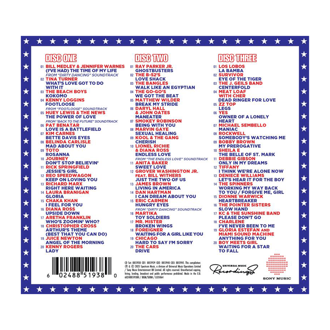 The Best 80s US Album In The World EVER! 3CD - Image 2