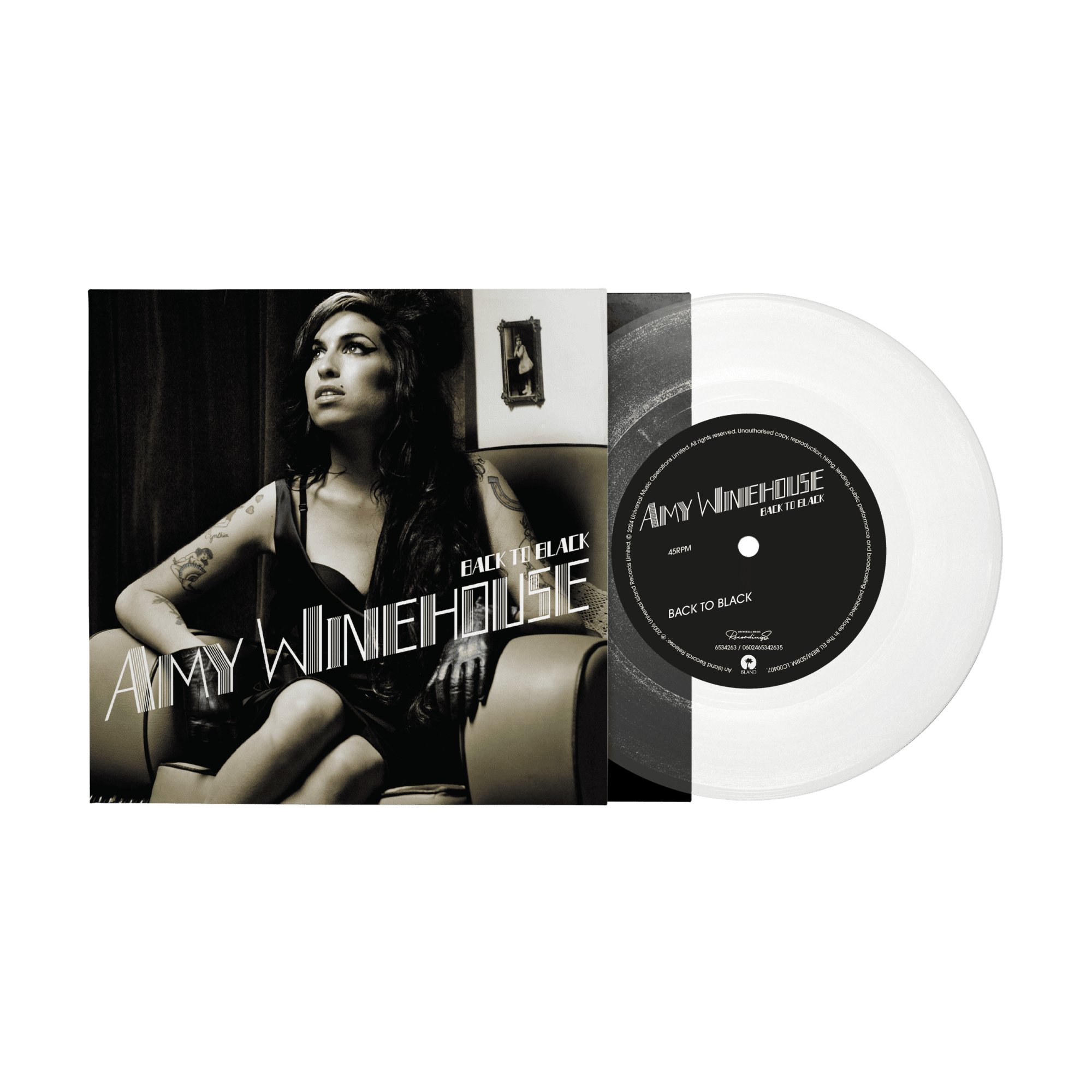Back To Black: 7" Clear Vinyl