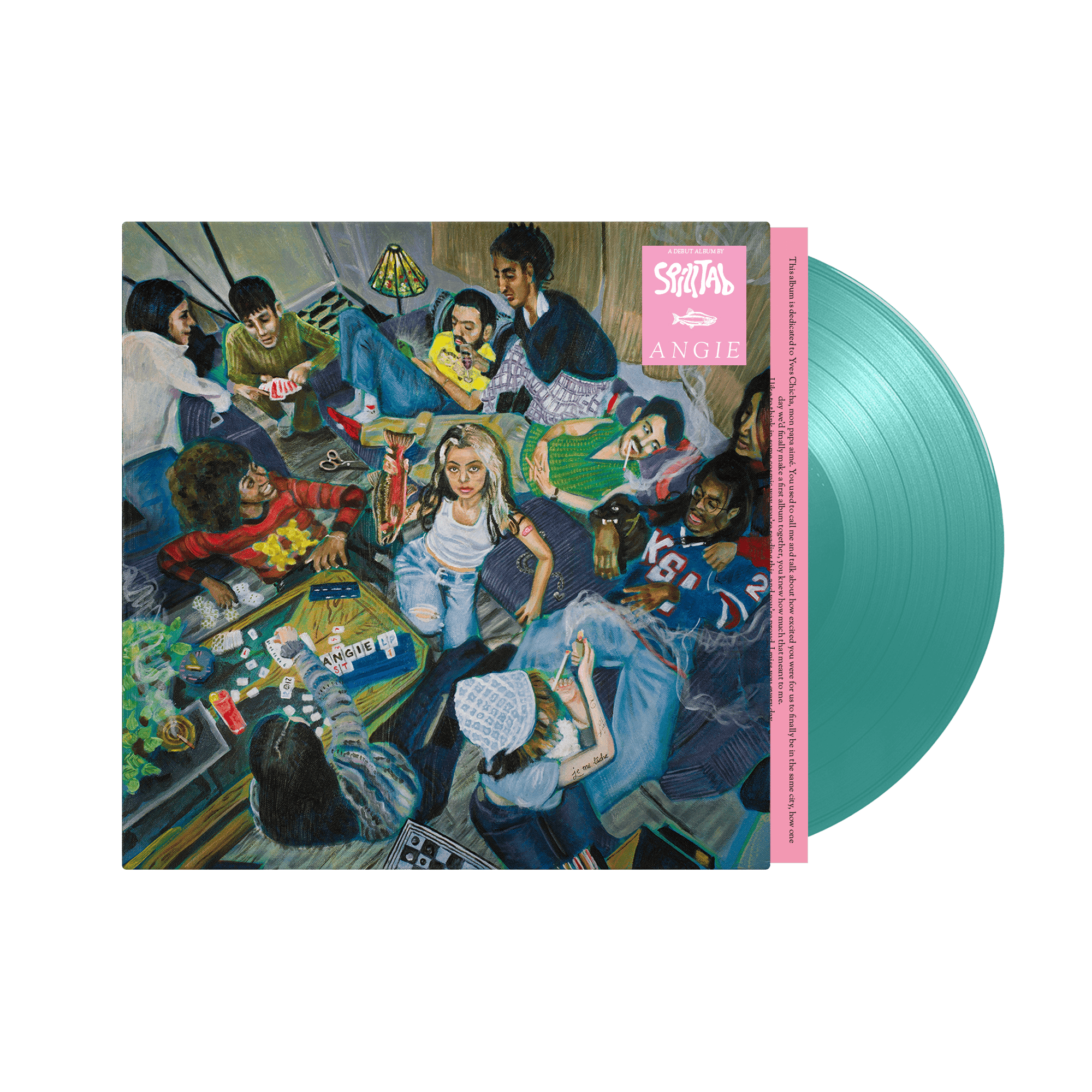 ANGIE: Transparent Blue Petrol Vinyl LP
