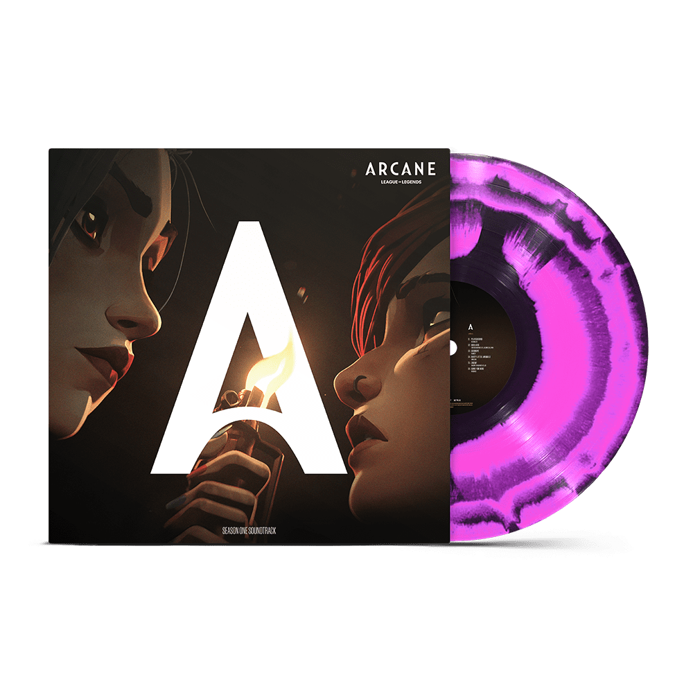 Arcane - Season 1 Soundtrack: Pink & Black Splatter Vinyl LP