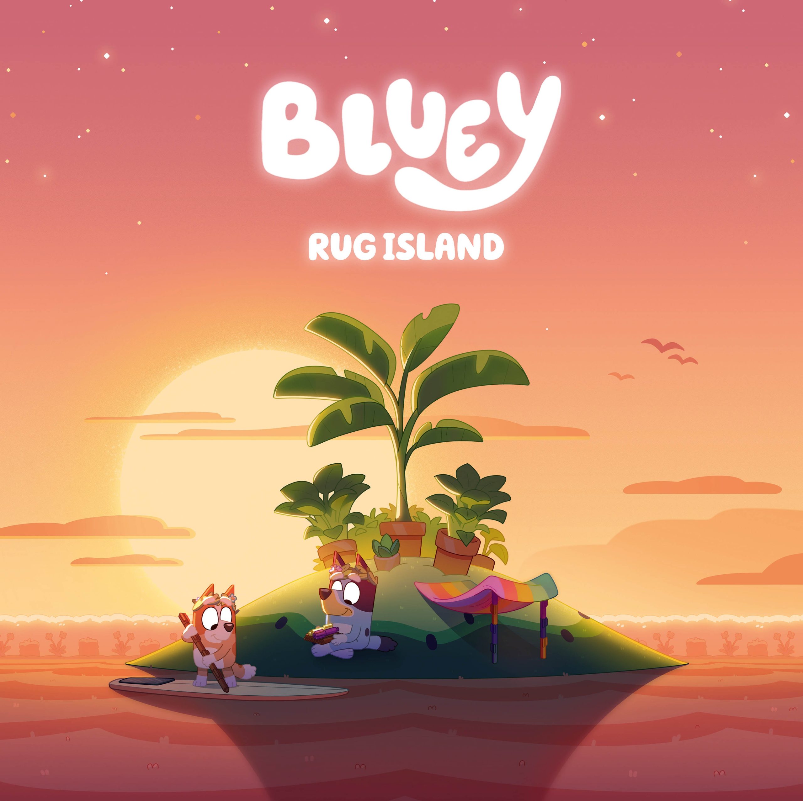 Bluey - Rug Island: Sunset Orange Vinyl LP - Image 2