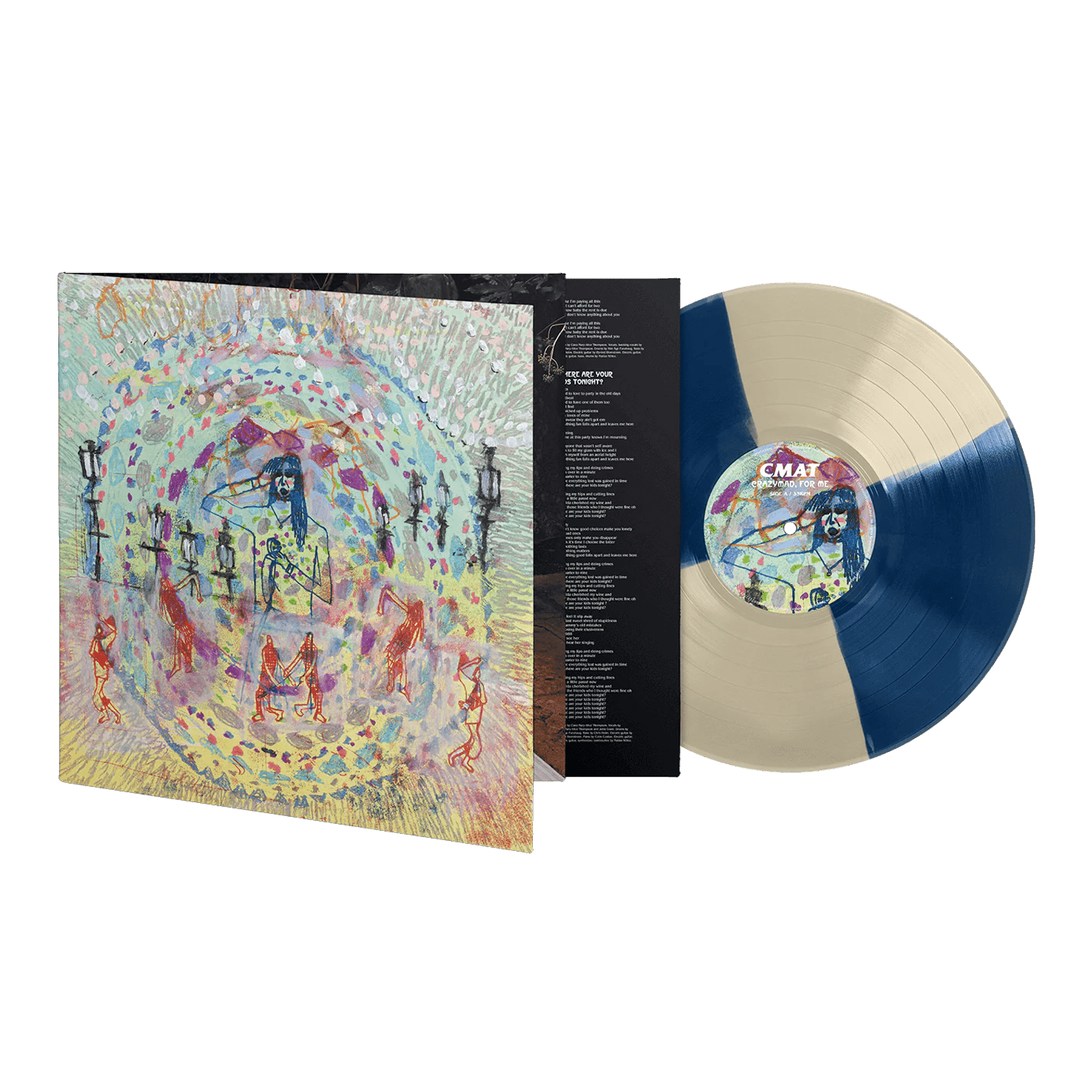 Crazymad, For Me: Limited Transparent Dark Blue + Cream Vinyl LP