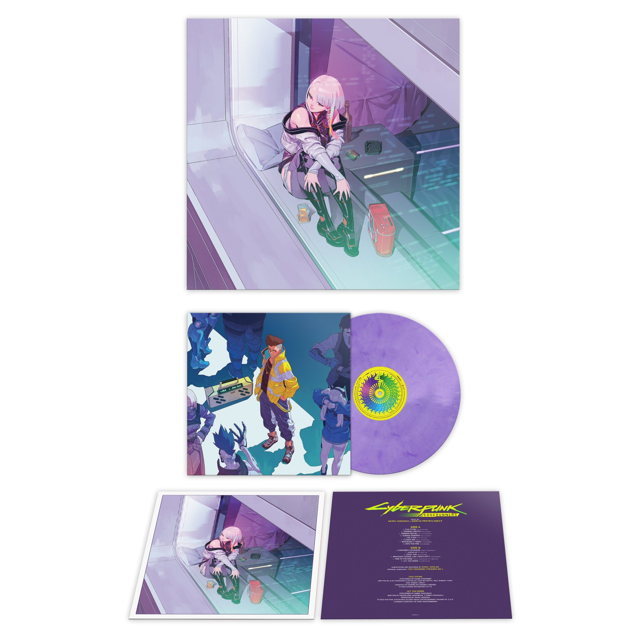 Cyberpunk- Edgerunners (OST): Purple Marbled Vinyl LP - Image 2