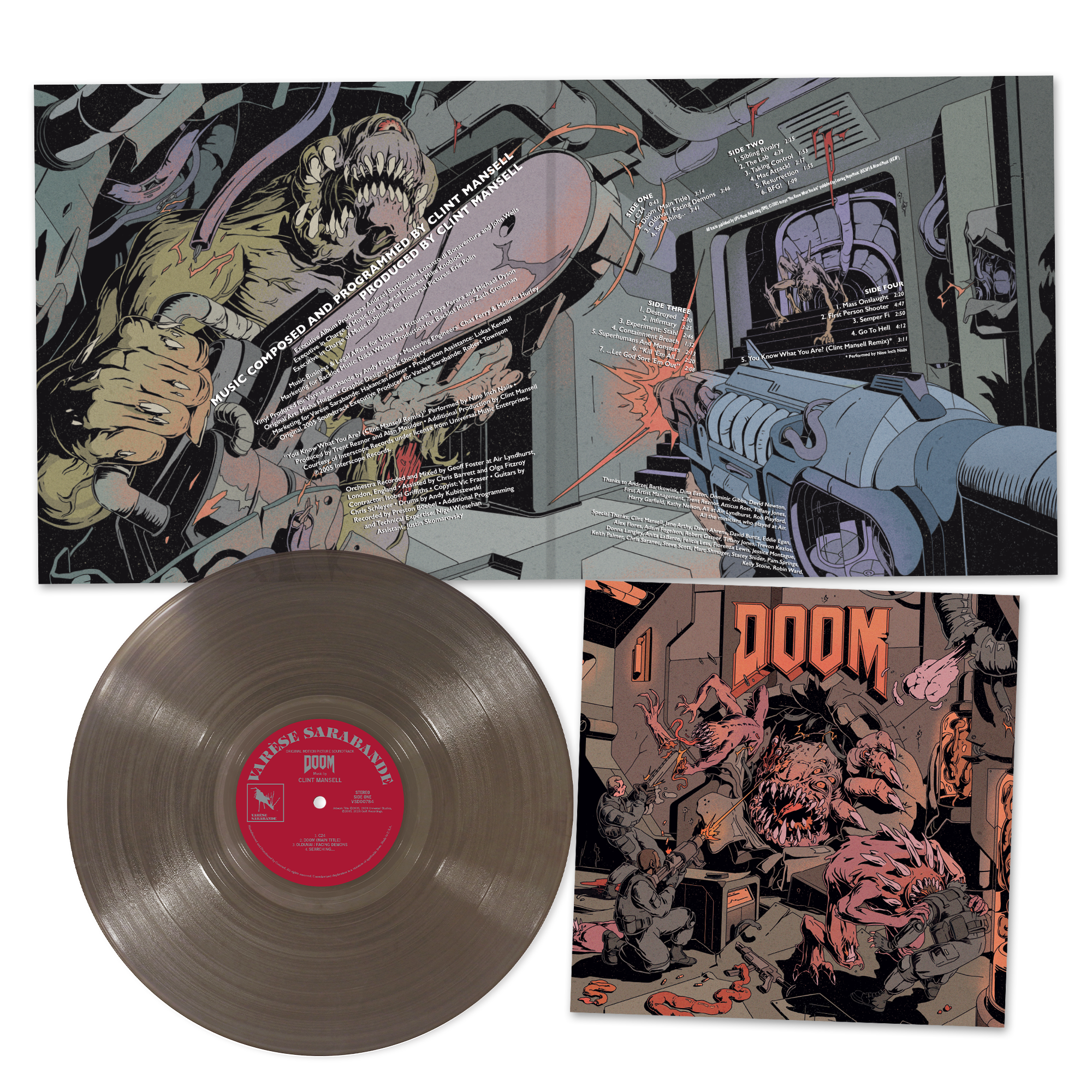 Doom (Original Motion Picture Soundtrack): Deluxe Edition 'Black Ice' Vinyl 2LP - Image 3