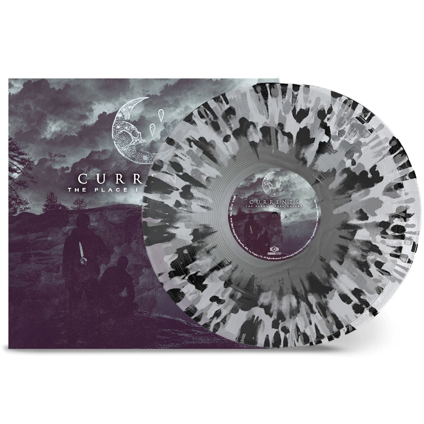 The Place I feel Safest: Clear w/ Silver Black Splatter Vinyl LP