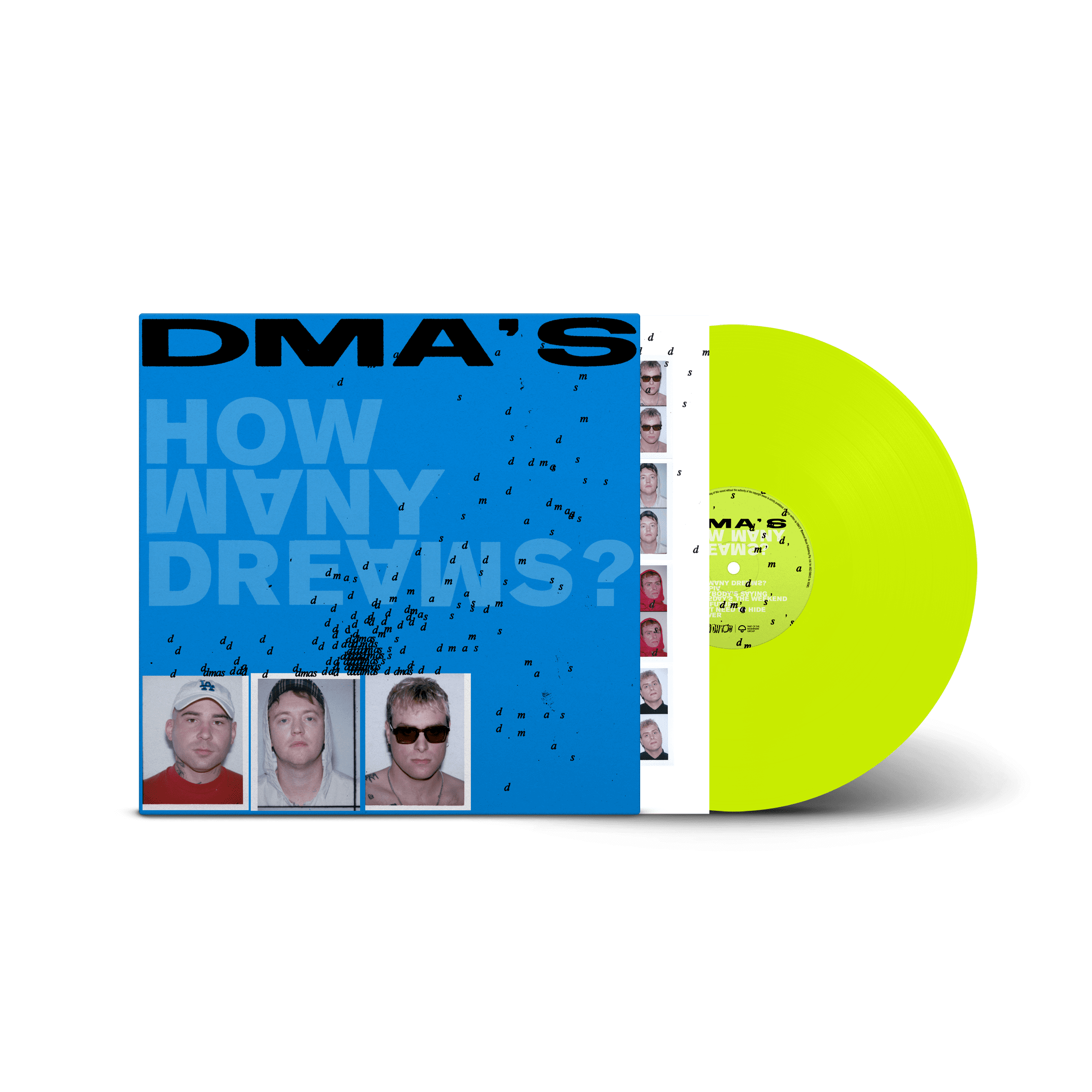 How Many Dreams?: Neon Yellow Vinyl LP (w/ Alt Artwork) + Signed Art Card - Image 2
