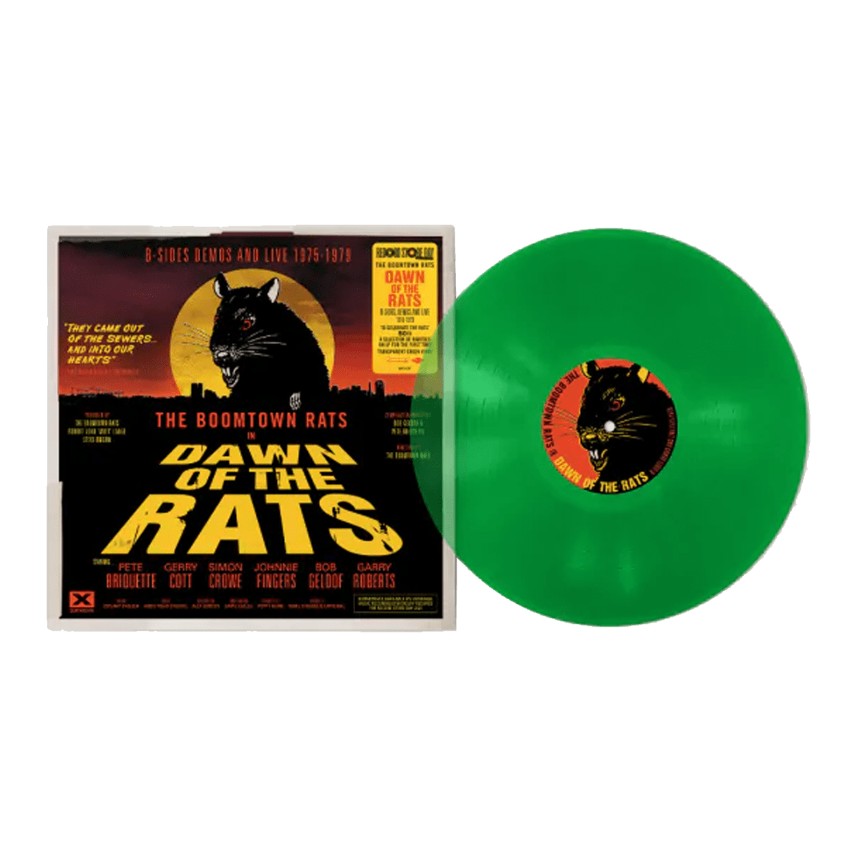 Dawn Of The Rats: B-Sides, Demos And Live 1975-1979 (RSD25): Translucent Green Vinyl LP