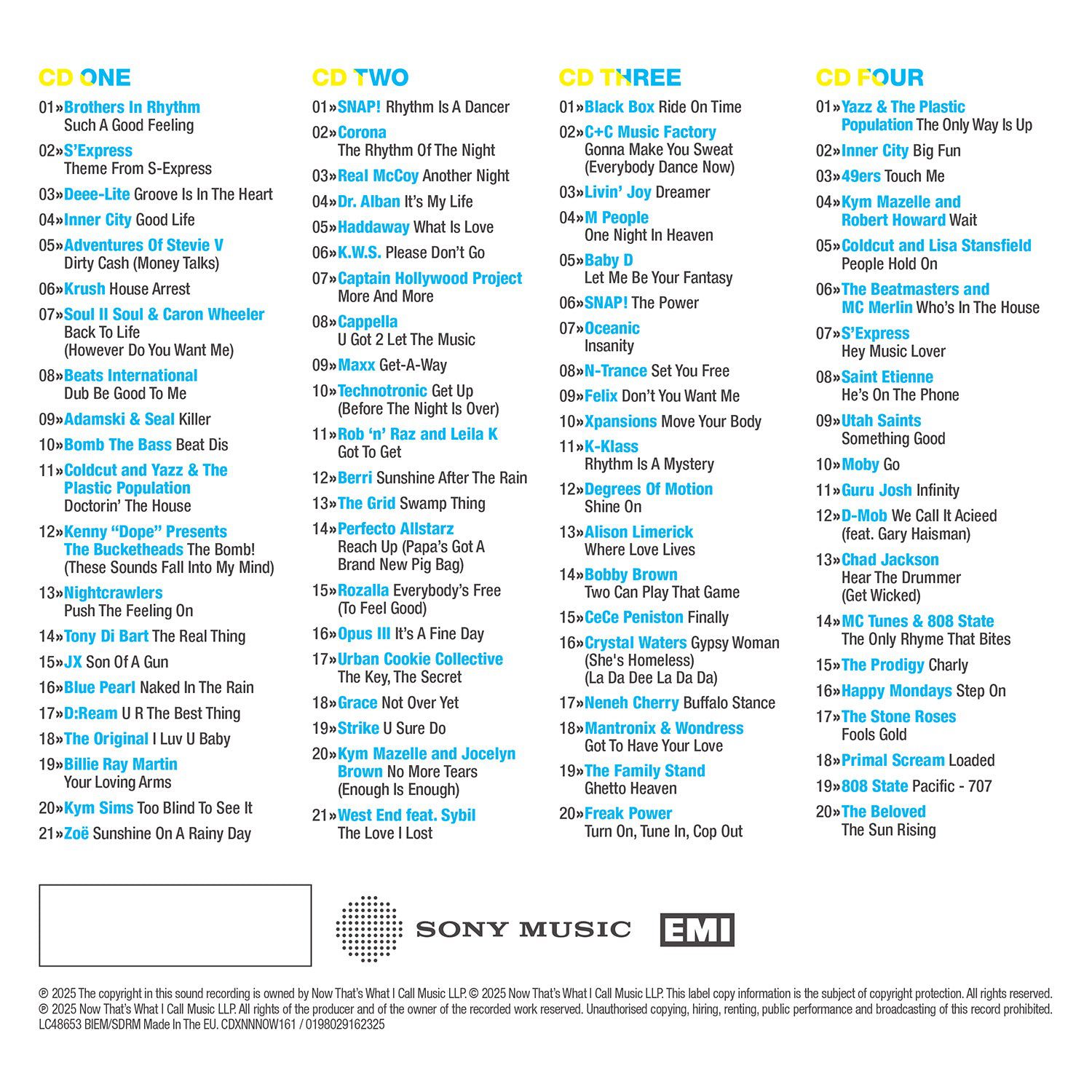 NOW That's What I Call An Era - Such A Good Feeling: 1988-1995 (Special Edition 4CD) - Image 2