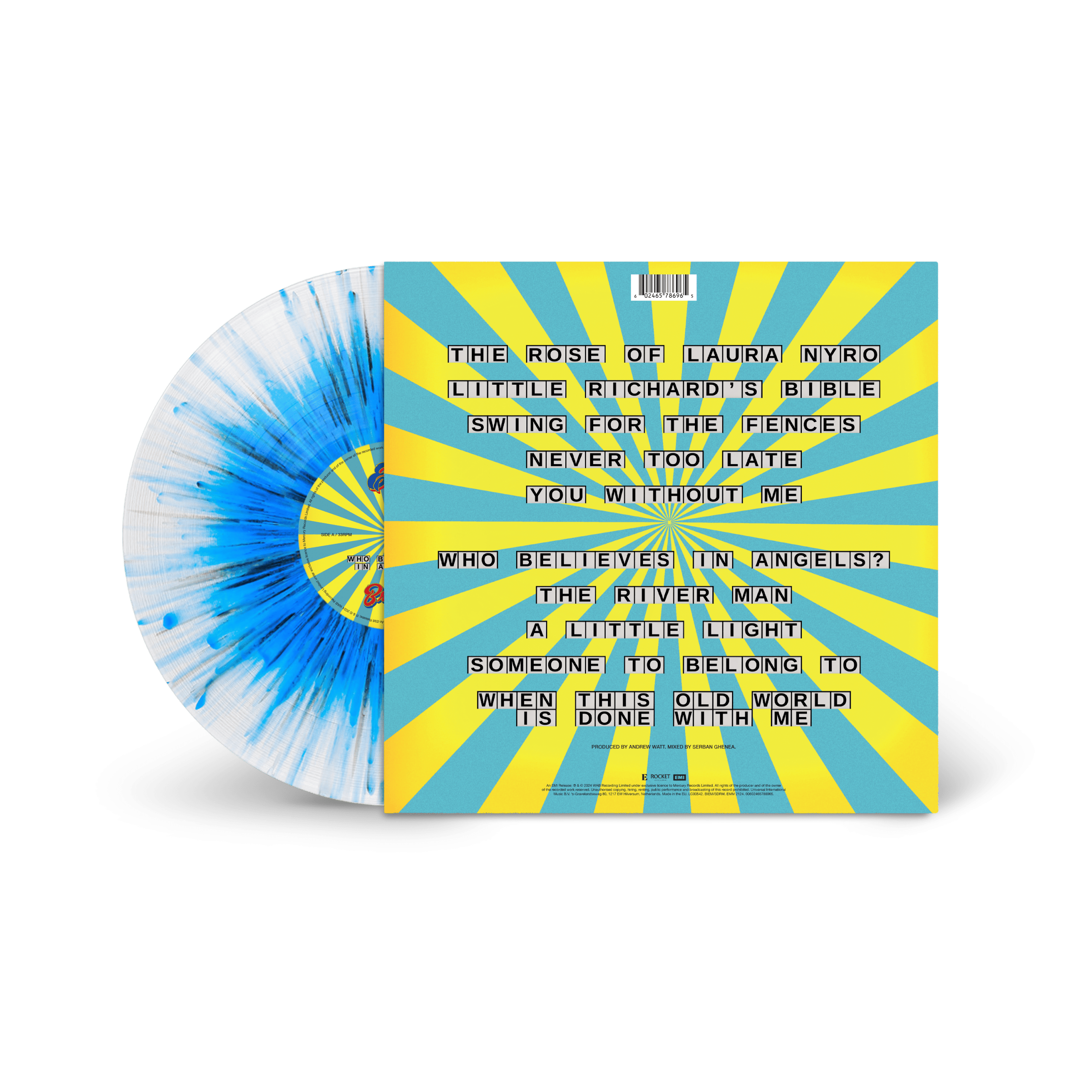 Who Believes In Angels? Limited Edition Blue Splatter Vinyl - Image 2