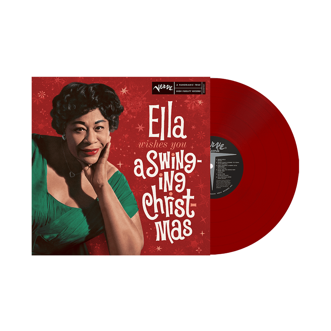 Ella Wishes You A Swinging Christmas: Ruby Red Vinyl LP