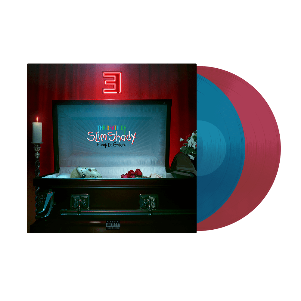 The Death of Slim Shady (Coup De Grâce): Limited Sea Blue & Ruby Red Transparent Vinyl 2LP