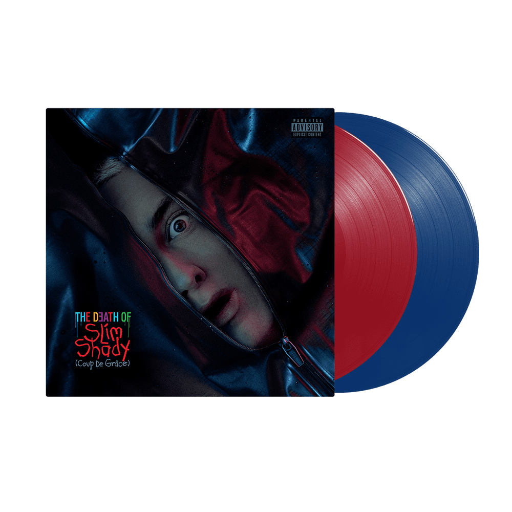 The Death of Slim Shady (Coup De Grâce): Red & Blue Opaque Vinyl 2LP