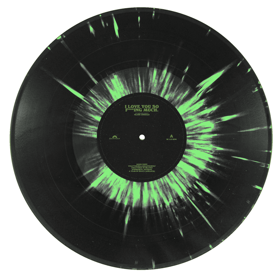 I Love You So F***ing Much: Spotify Fans First Black and Green Splatter Vinyl - Image 3
