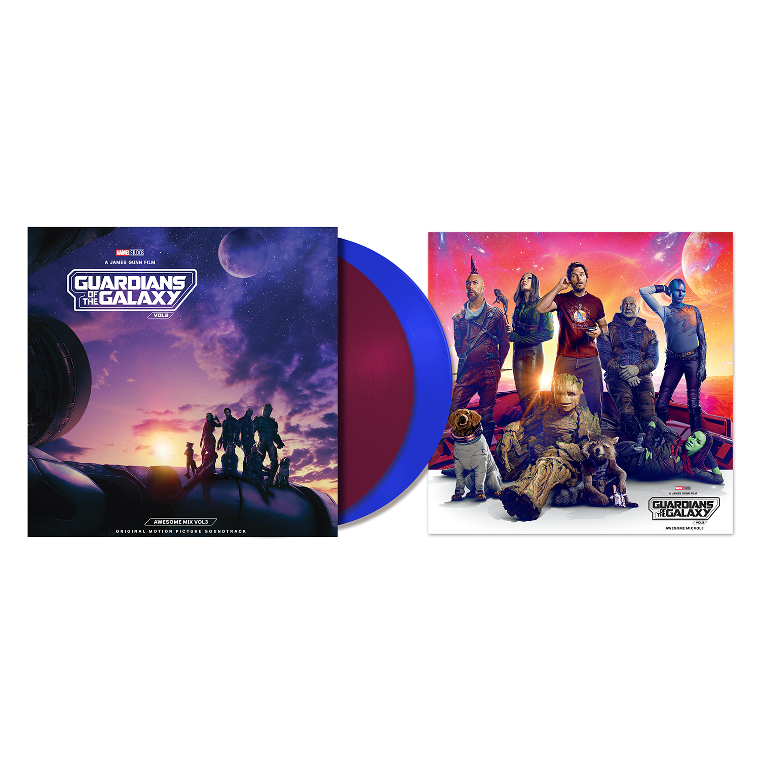 Guardians Of The Galaxy - Awesome Mix Vol. 1+2+3: Limited Colour Vinyl Set - Image 3