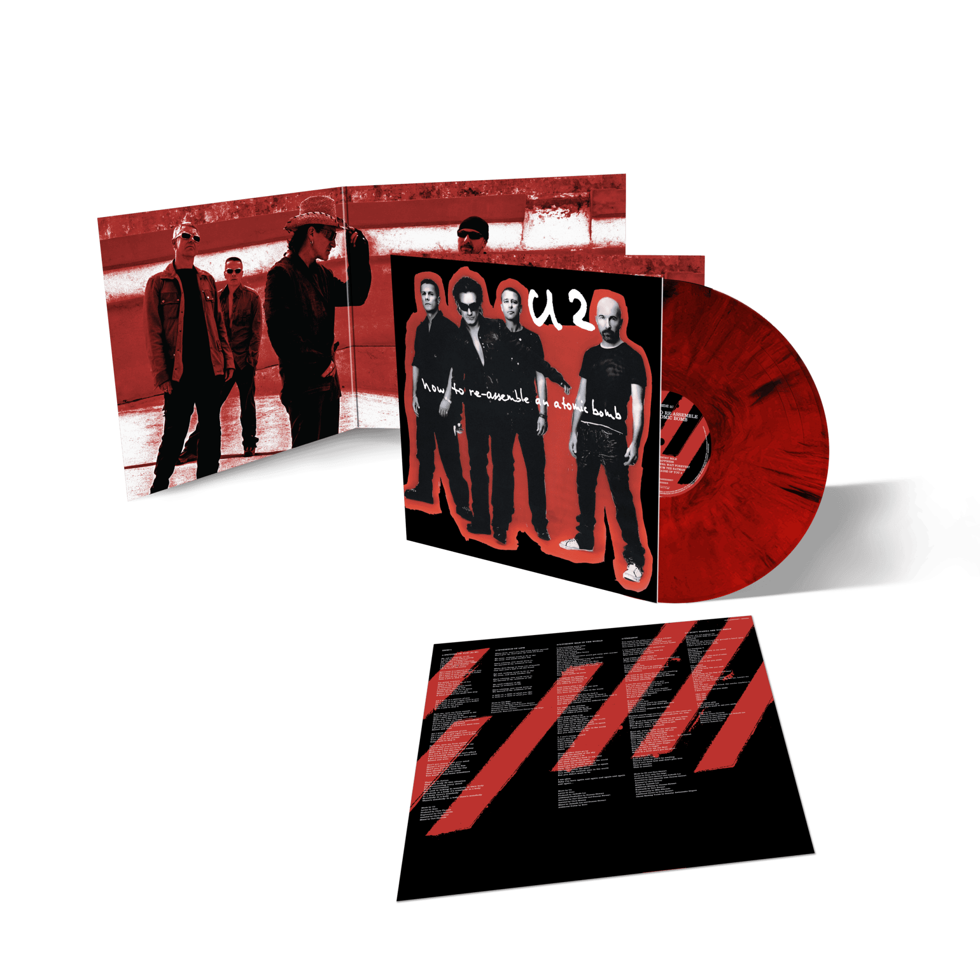 How To Re-Assemble An Atomic Bomb: Gatefold Red & Black Marble Vinyl LP
