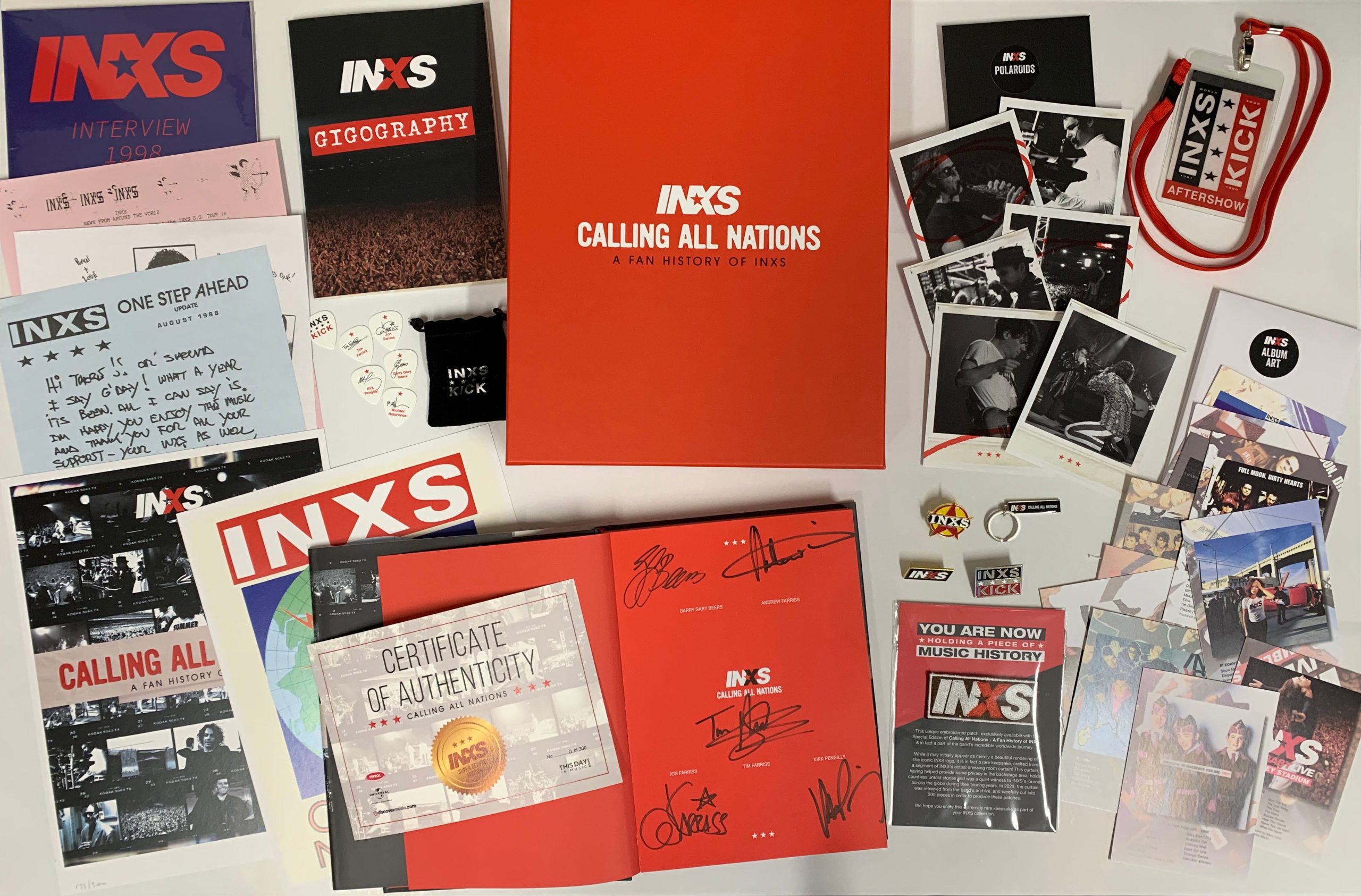 Calling All Nations: A Fan History of INXS (Signed Super Deluxe Edition Book) - Image 2