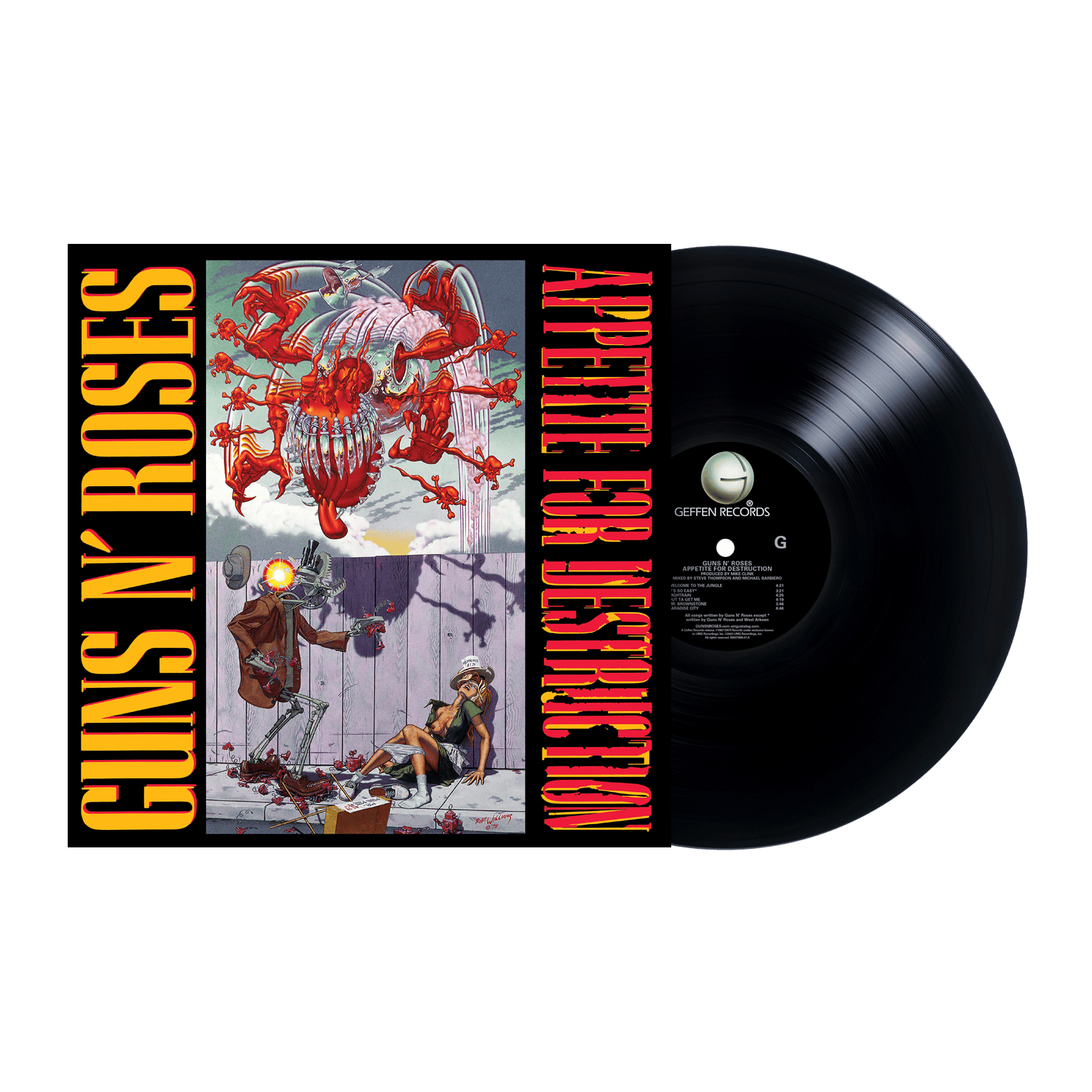 Appetite For Destruction: Limited Edition Vinyl LP (feat. Original Artwork + Numbered Jacket)