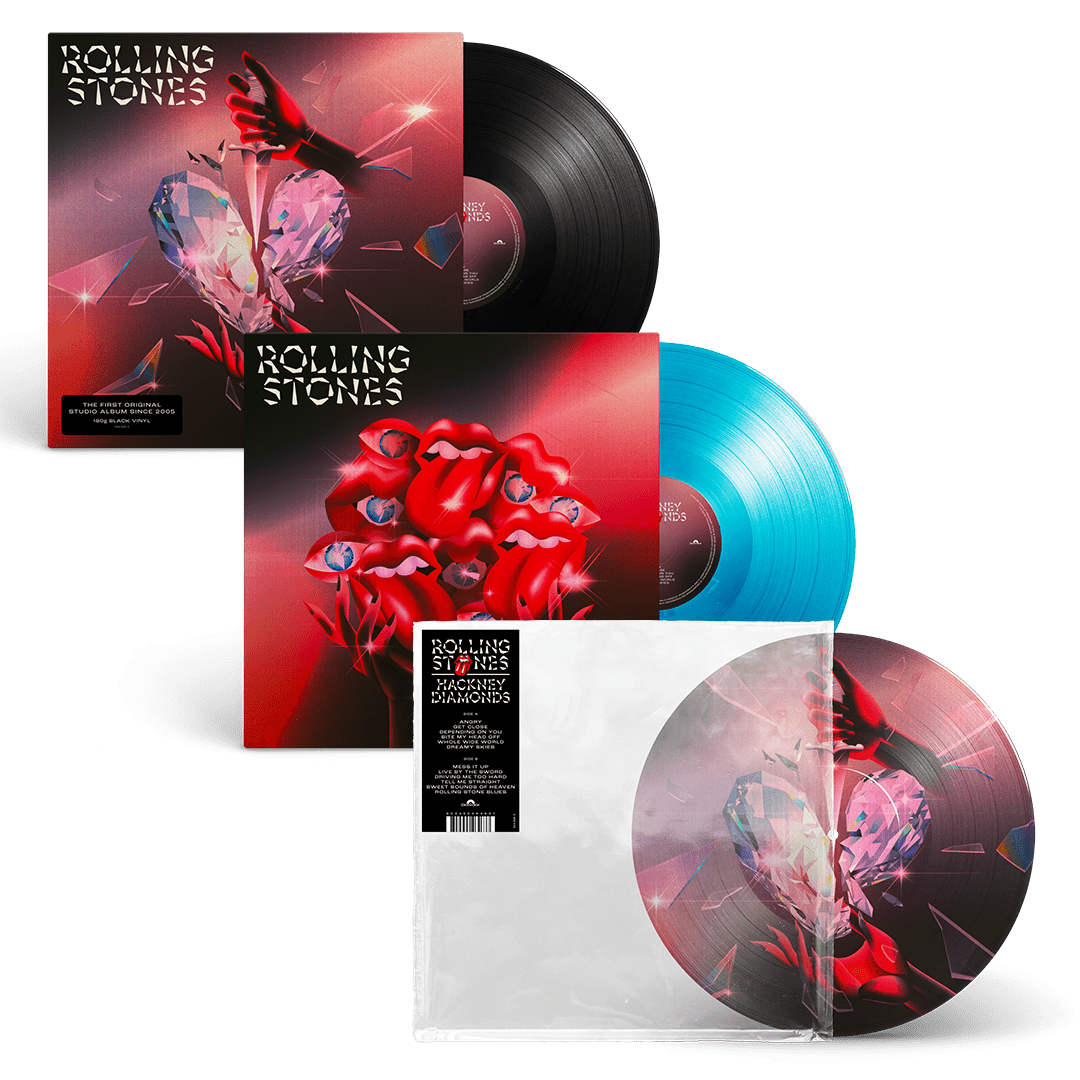 Hackney Diamonds : Black Vinyl + Blue Vinyl + Picture Disc