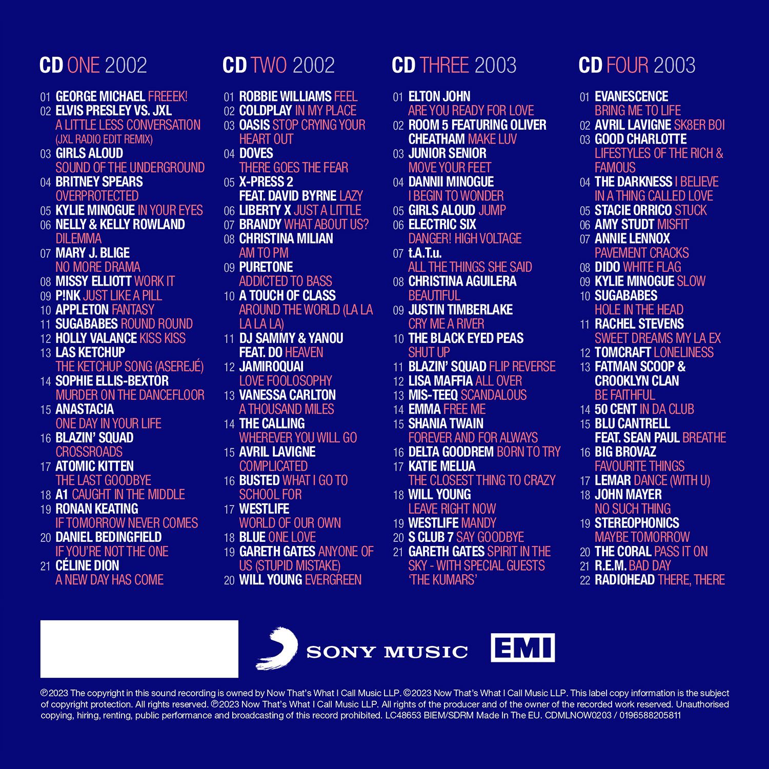 NOW - Millennium 2002 – 2003 (4CD) - Image 2