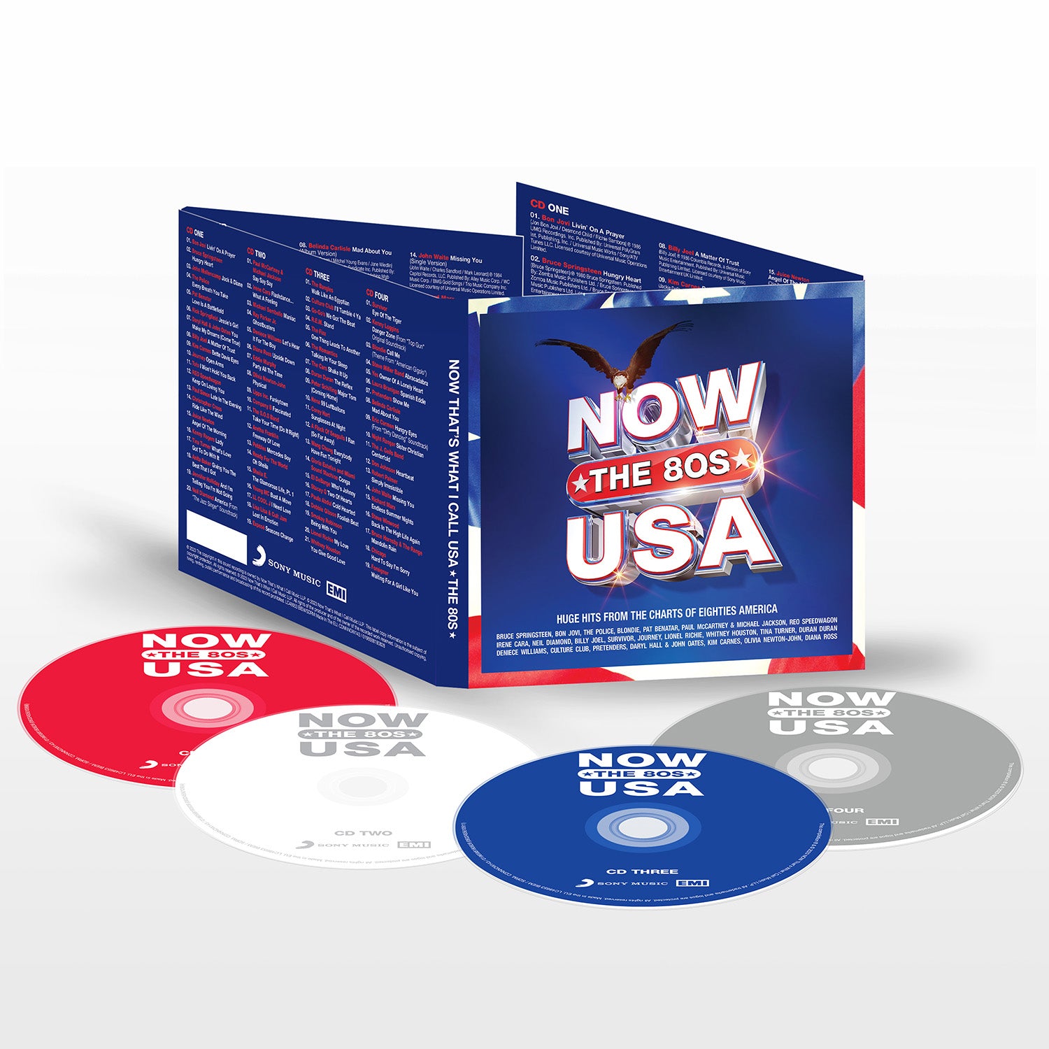 NOW That's What I Call USA: The 80s (4CD) - Image 3