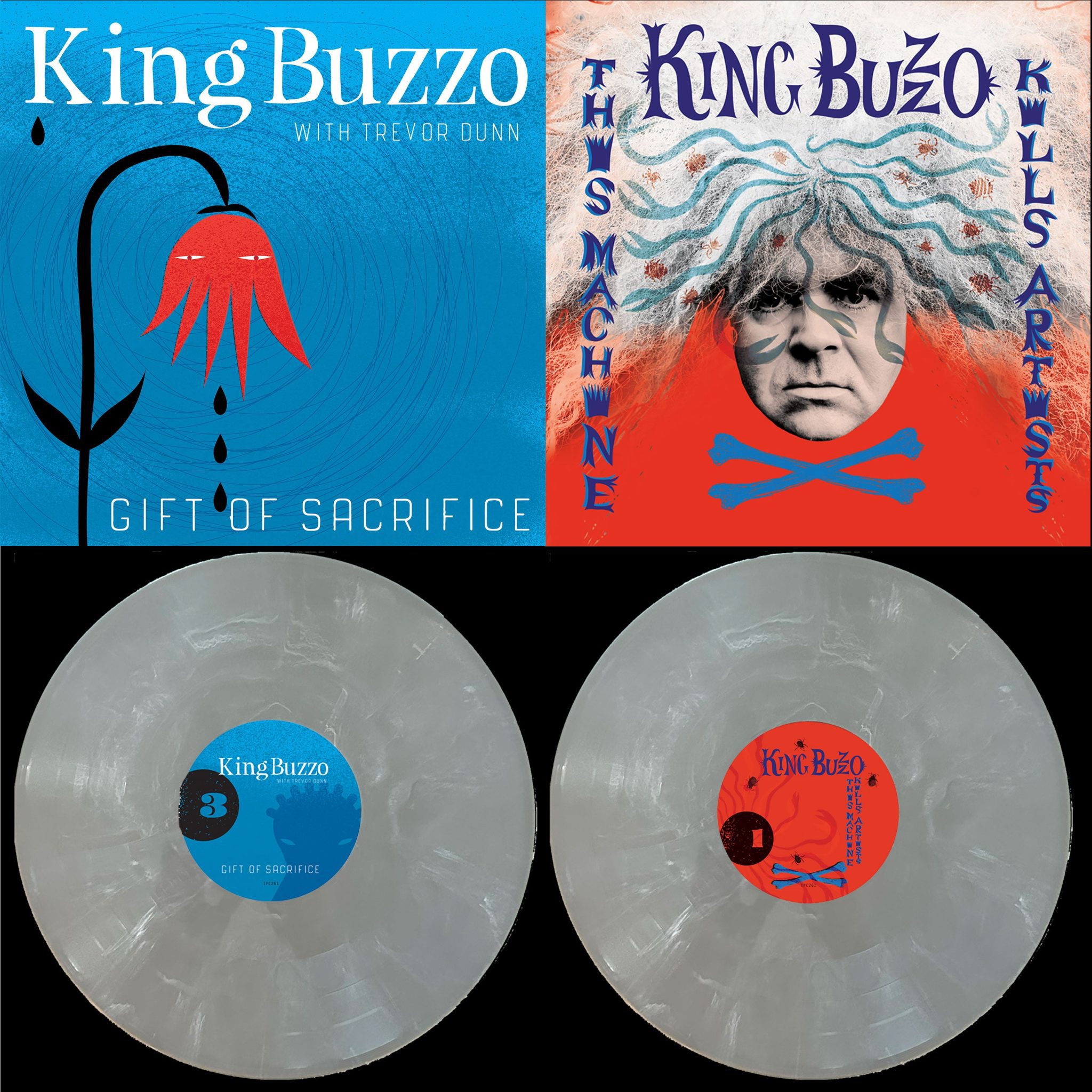This Machine Kills Artists + Gift Of Sacrifice: Limited Silver Vinyl 2LP