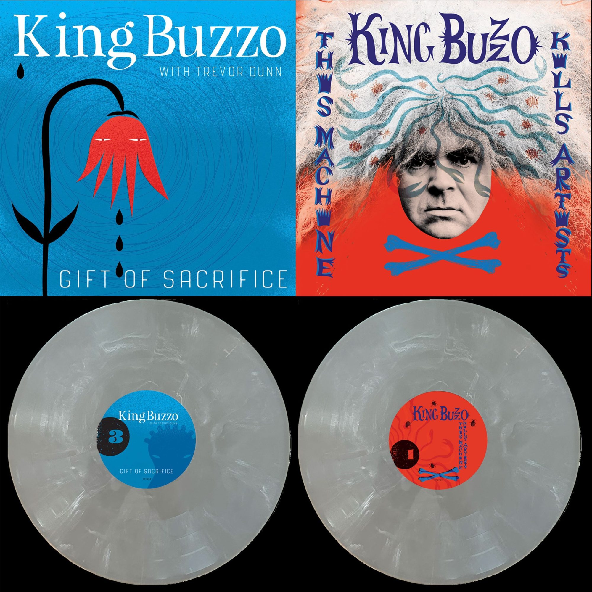 This Machine Kills Artists + Gift Of Sacrifice: Limited Silver Vinyl 2LP