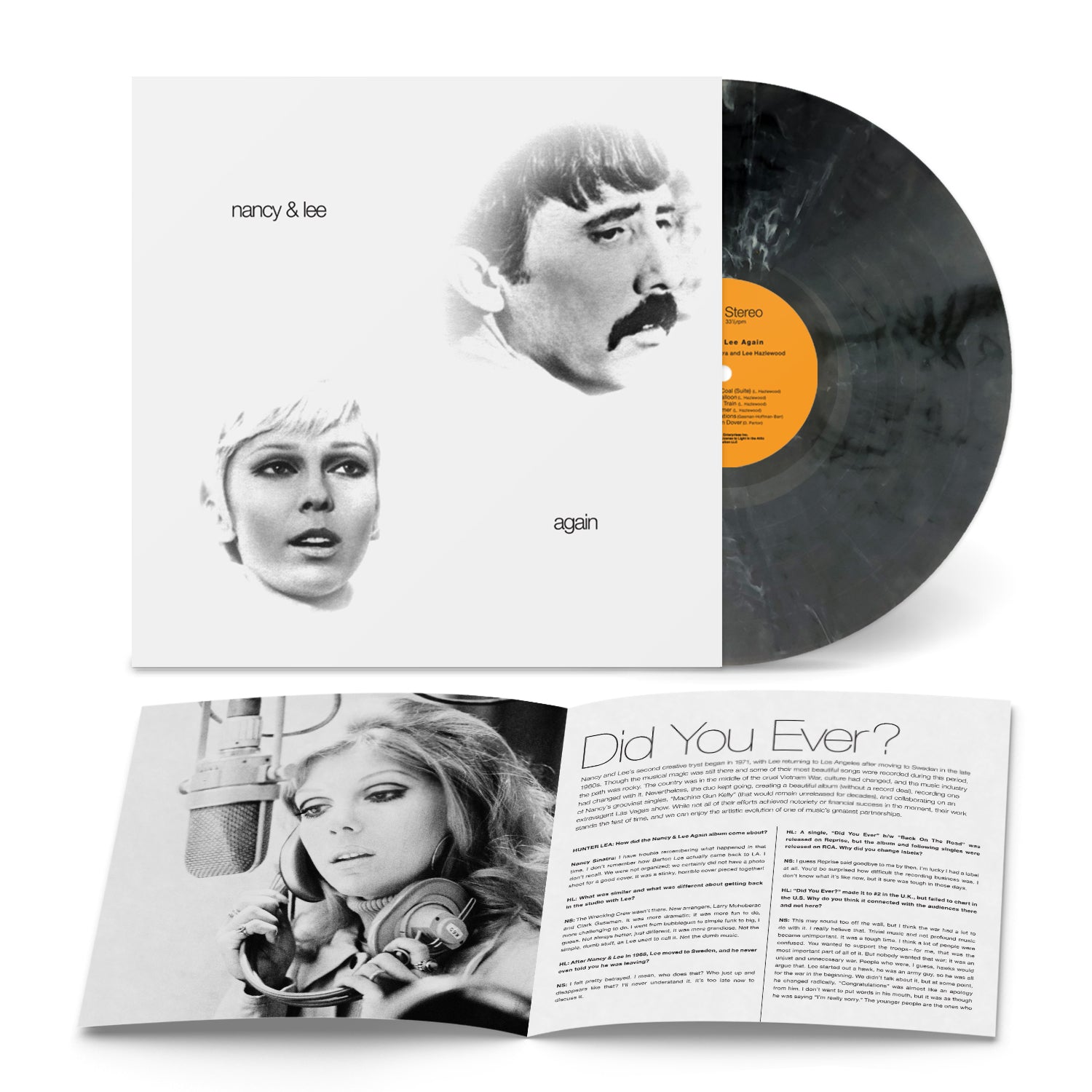 cy & Lee Again: Limited Clear W/ Black + White Hi-Melt Vinyl LP