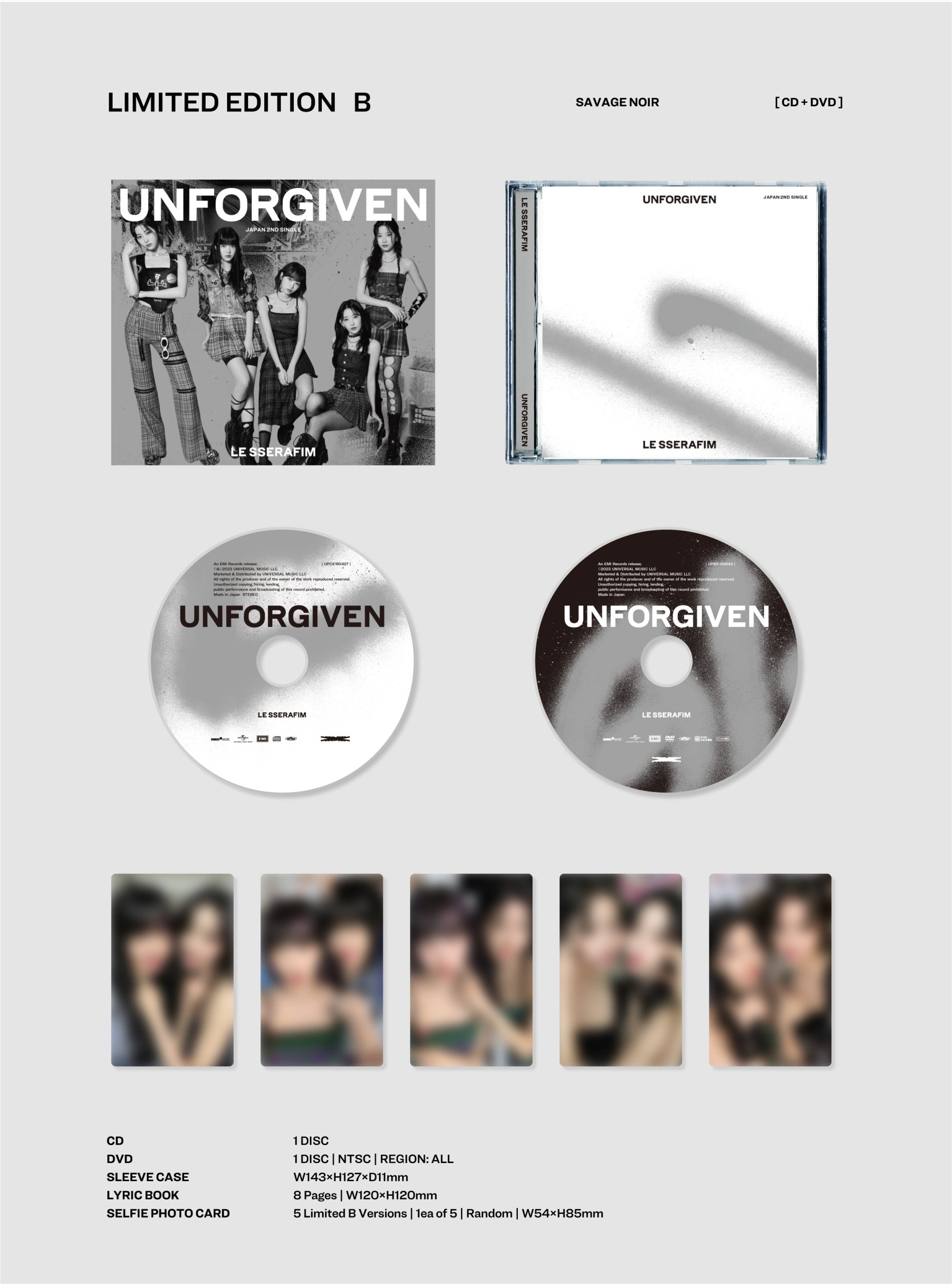 UNFORGIVEN: CD + DVD (Limited Edition B) - Image 2