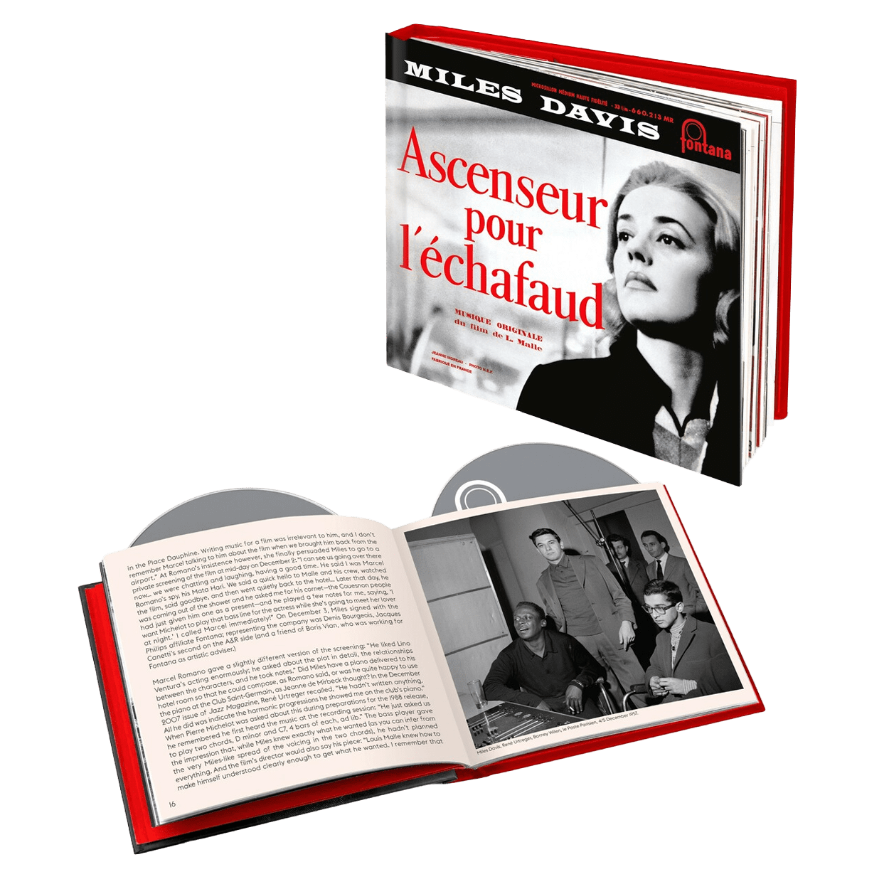 Ascenseur pour l'échafaud: 2CD Hardback Book