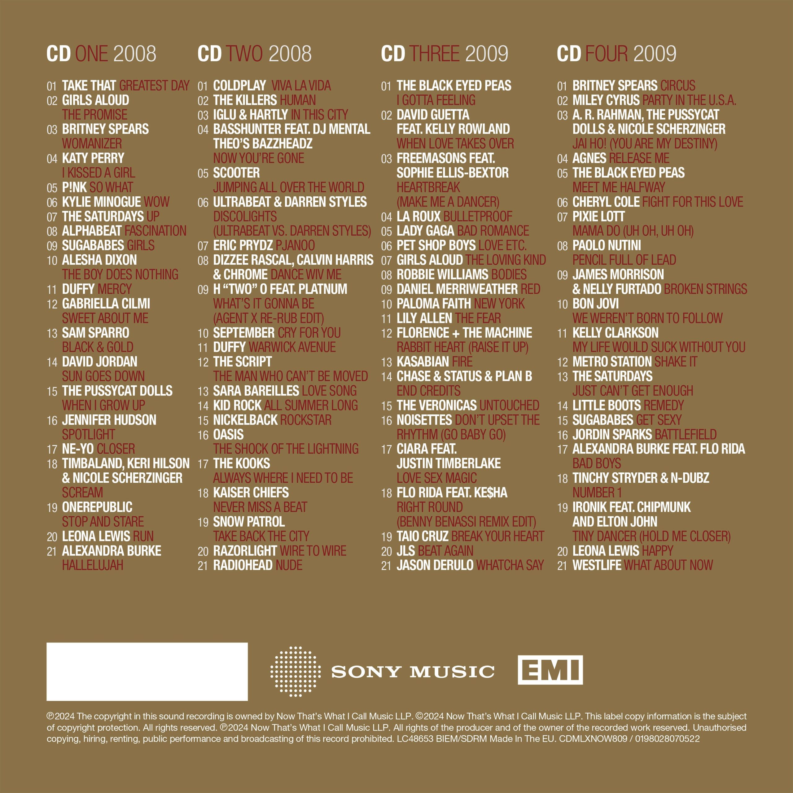 NOW - Millennium 2008-2009 (4CD) - Image 2