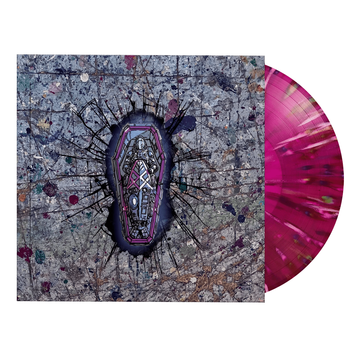 How I Learned To Stop Giving A Shit And Love MSI: Purple Splatter Vinyl LP